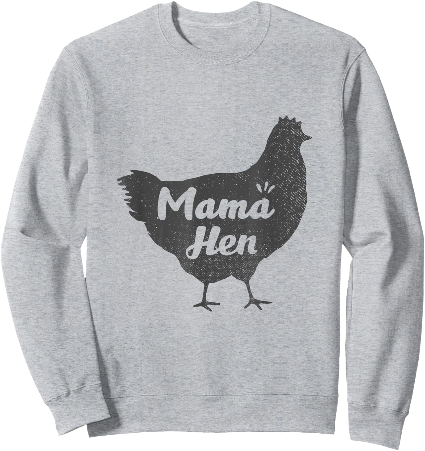 Mama Hen Outfit Retro Vintage Chicken Mom Breeder Women Sweatshirt - Sweatshirt | Ash
