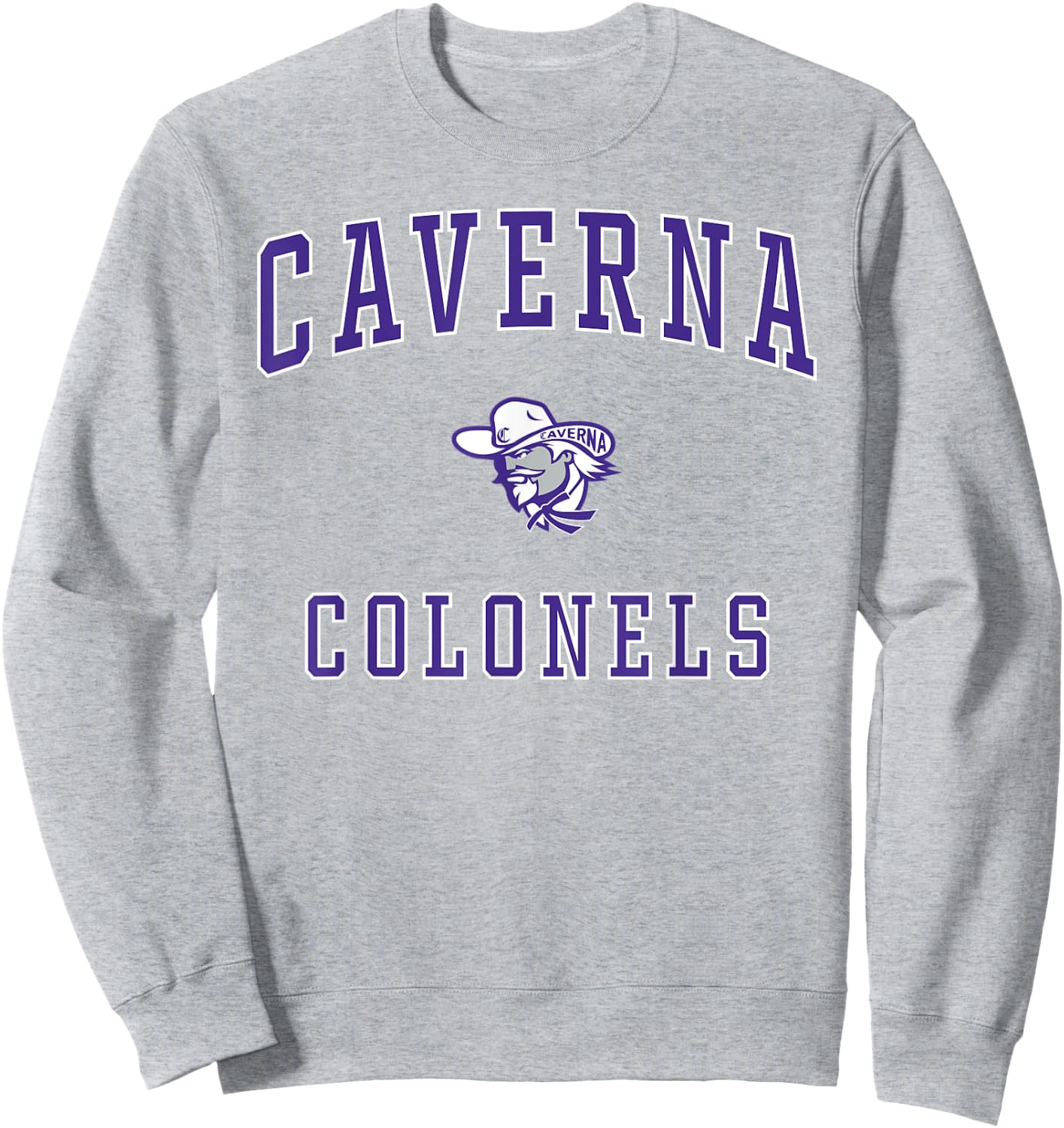 Caverna High School Colonels Sweatshirt - Sweatshirt | Ash