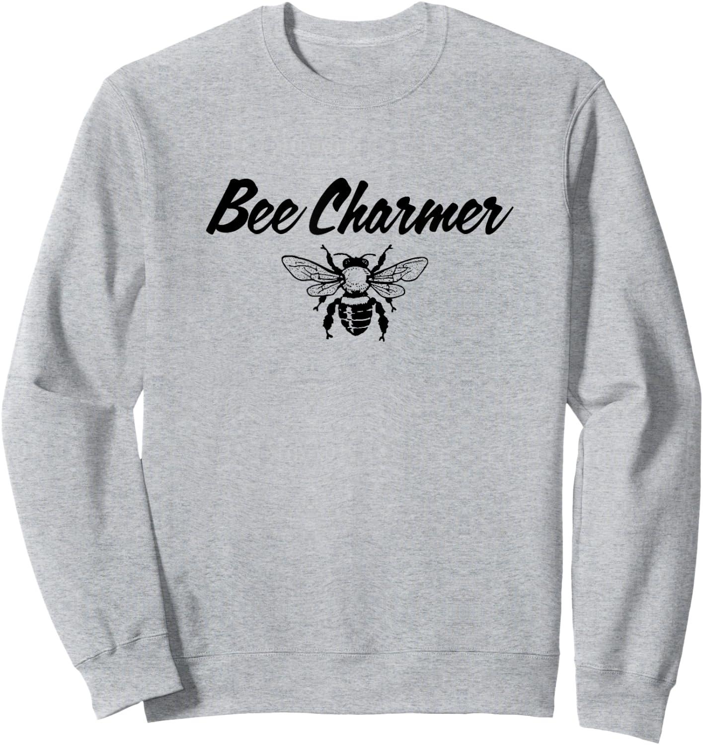 Bee Charmer - Bee Keeper Keeping Hive Apiary Honey - Funny Sweatshirt - Sweatshirt | Ash