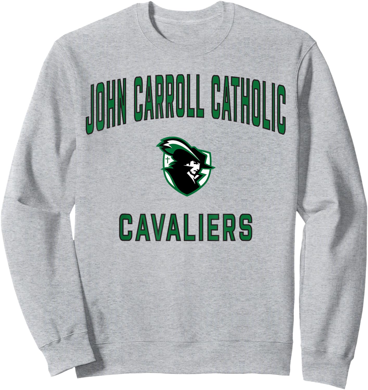 John Carroll Catholic High School Cavaliers Sweatshirt - Sweatshirt | Ash