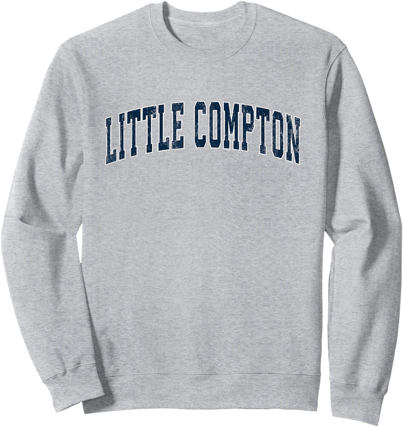 Little Compton Rhode Island RI Vintage Sports Design Navy De Sweatshirt - Sweatshirt | Ash