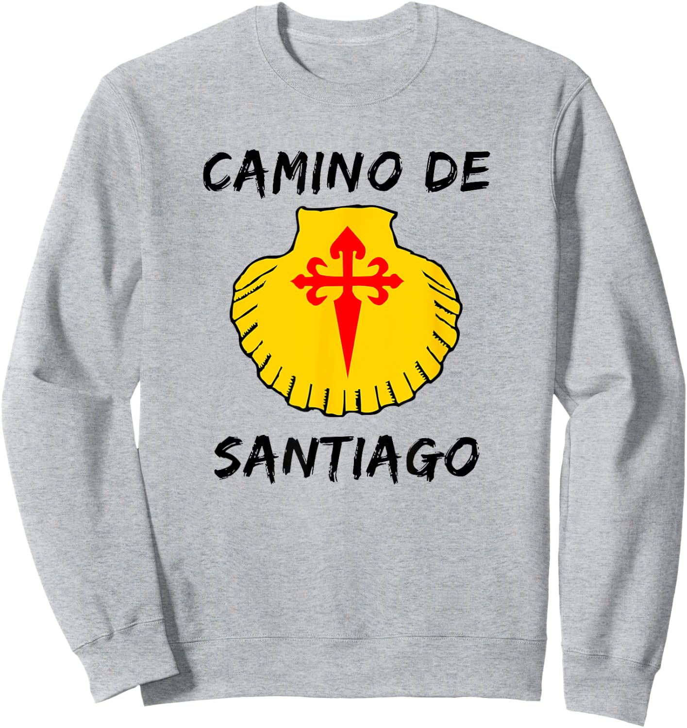 Camino de Santiago Compostela Spain Funny St James Way Gift Sweatshirt - Sweatshirt | Ash