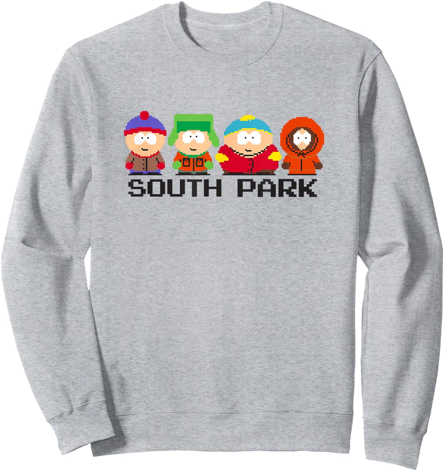 8 Bit South Park Sweatshirt - Sweatshirt | Ash