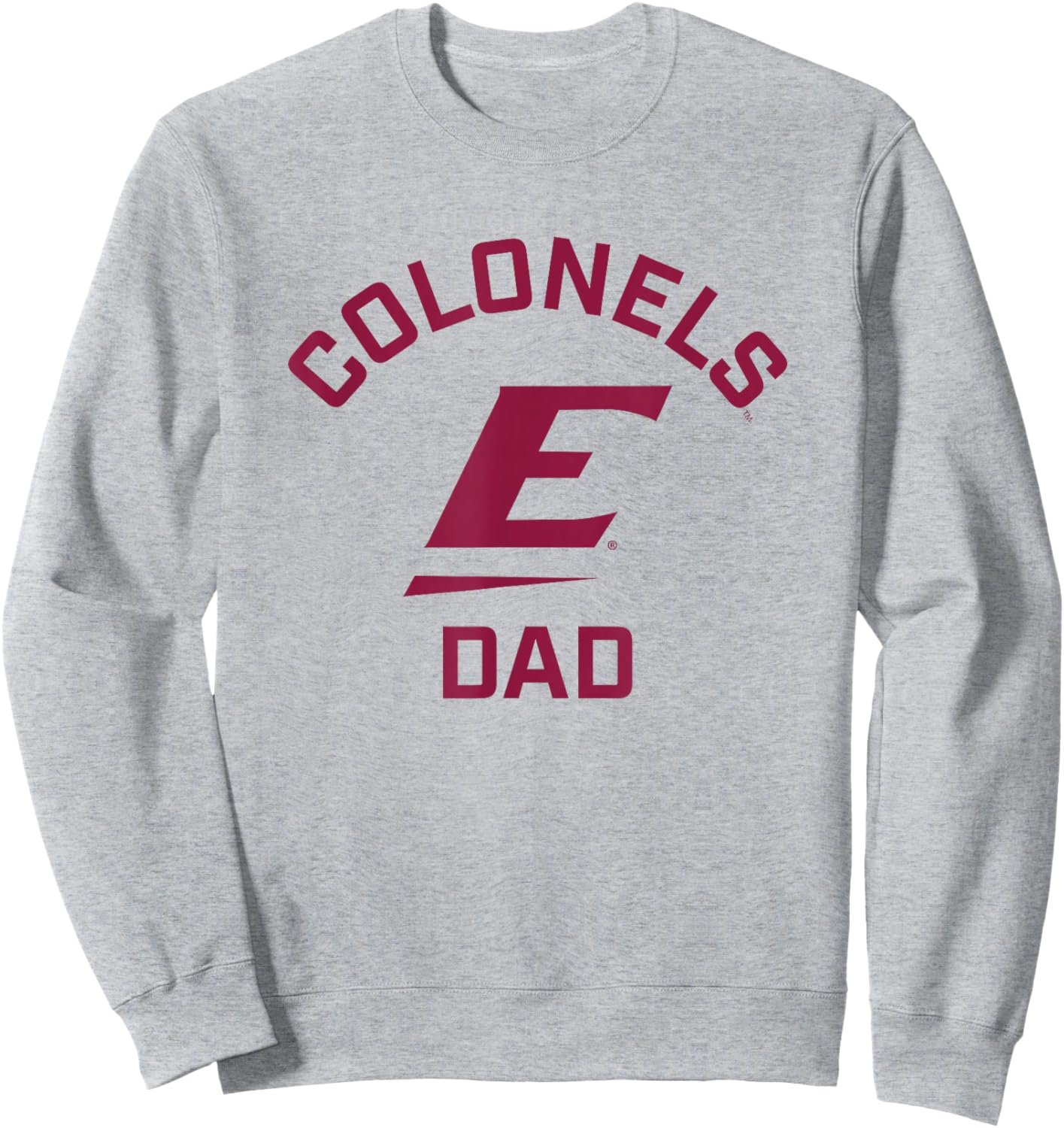 Eastern Kentucky University EKU Colonels Arched Dad Sweatshirt - Sweatshirt | Ash