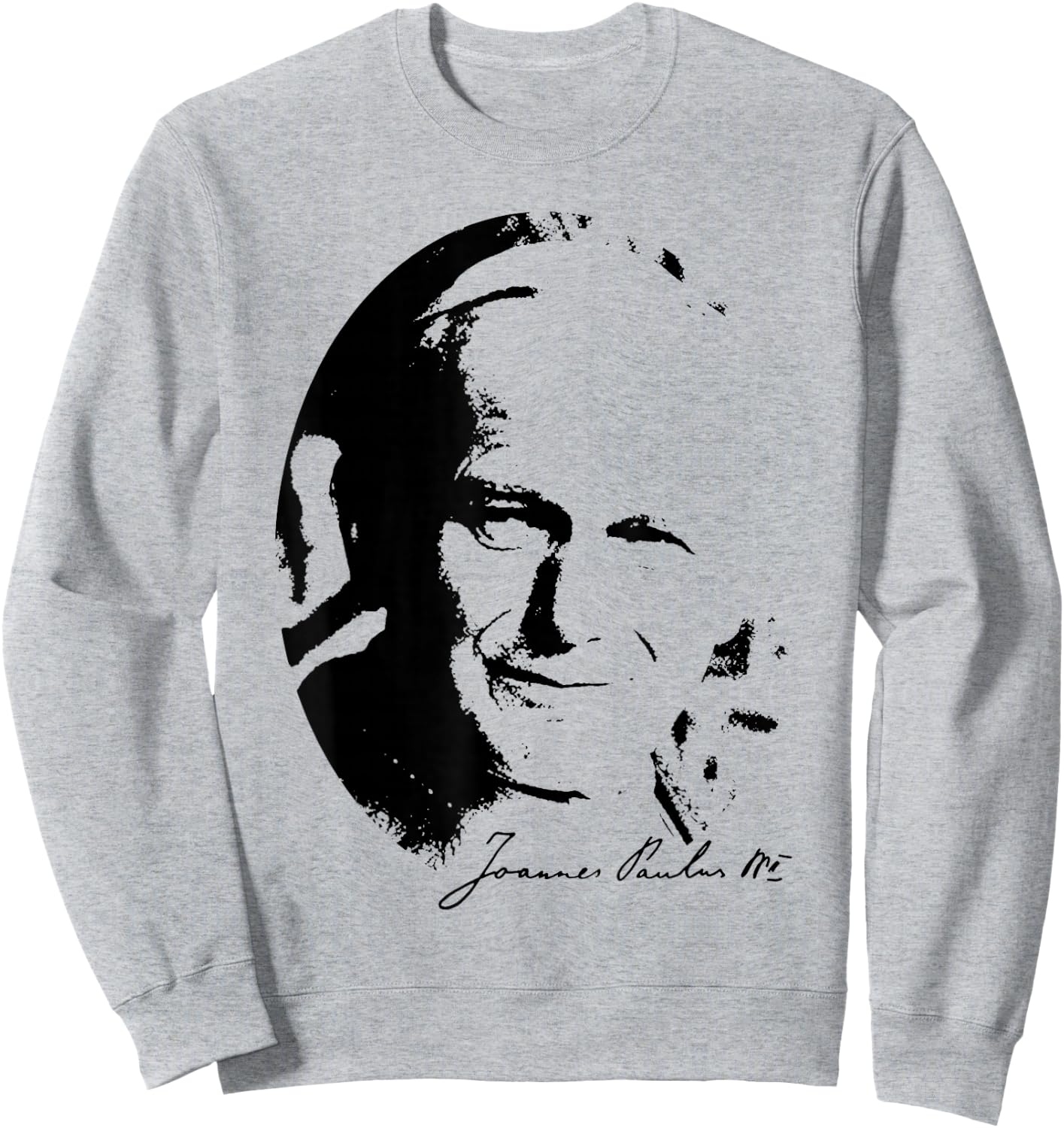 Pope John Paul II Vatican Catholicism Christian Sweatshirt - Sweatshirt | Ash