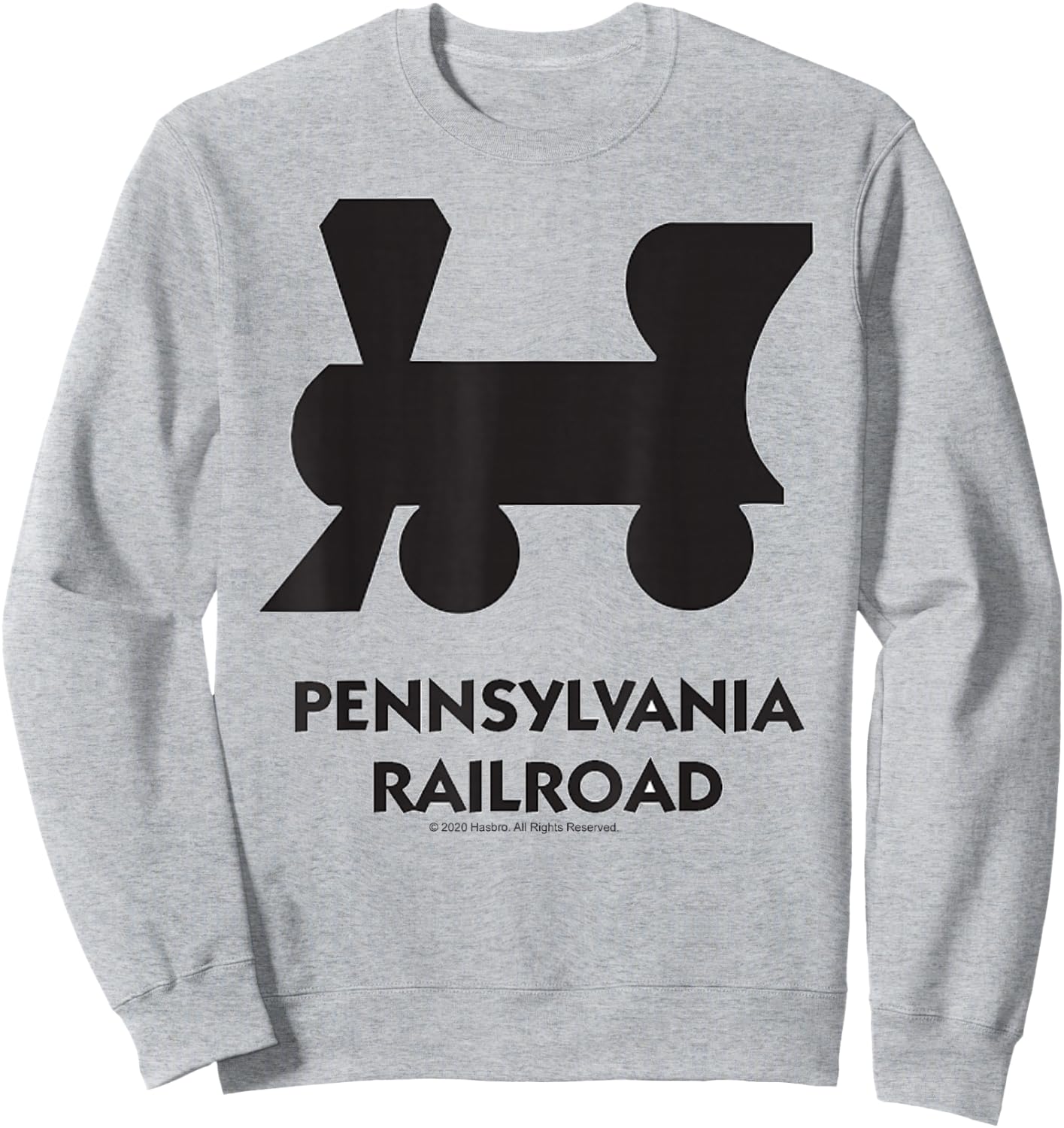 Monopoly Pennsylvania Railroad Sweatshirt - Sweatshirt | Ash