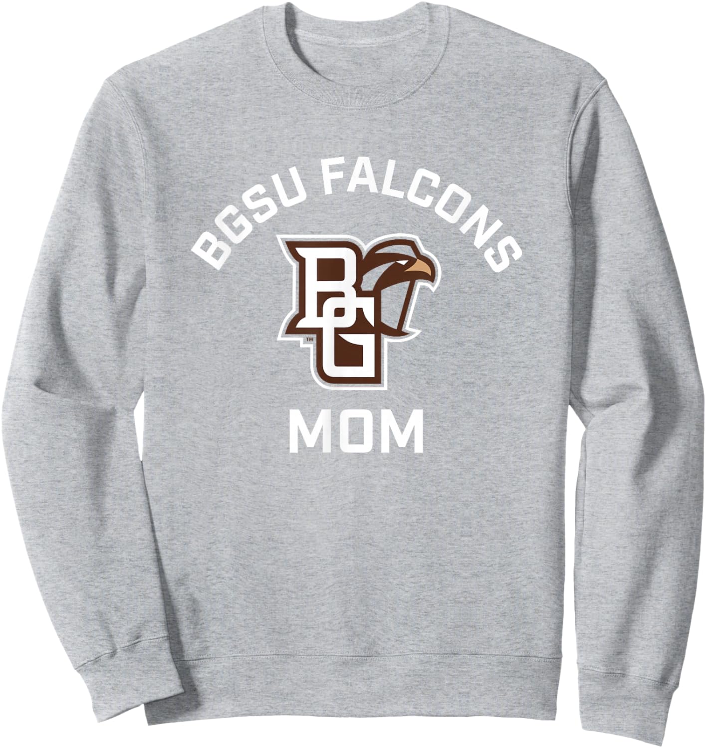 Bowling Green BGSU Falcons Arched Mom Sweatshirt - Sweatshirt | Ash