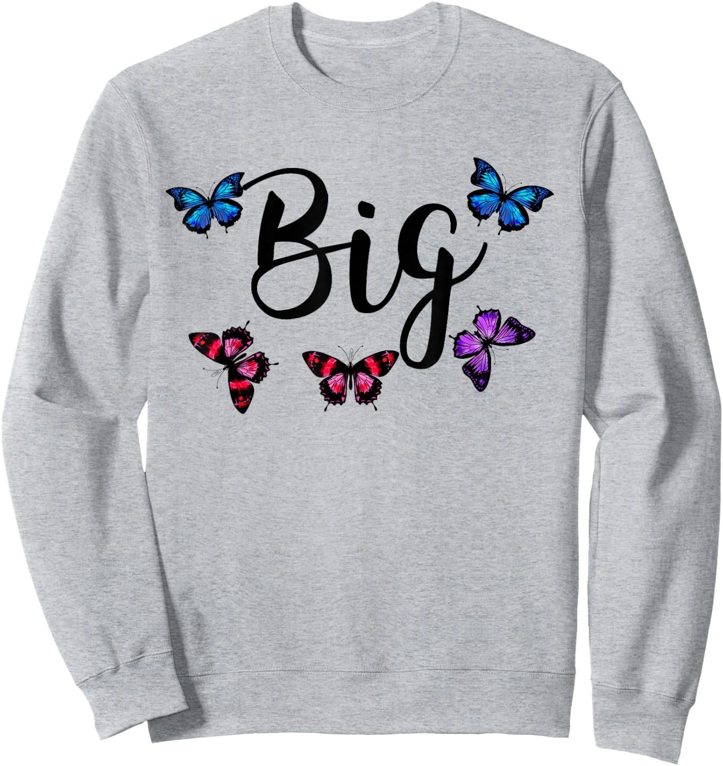 Cute Big Little Sorority Butterfly Reveal. Pledge Rush Sweatshirt - Sweatshirt | Ash