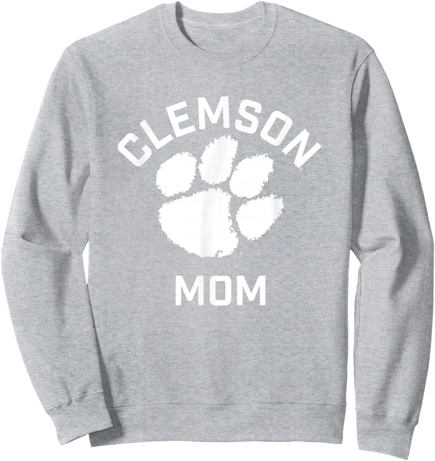 Clemson University Tigers Arched Mom Sweatshirt - Sweatshirt | Ash