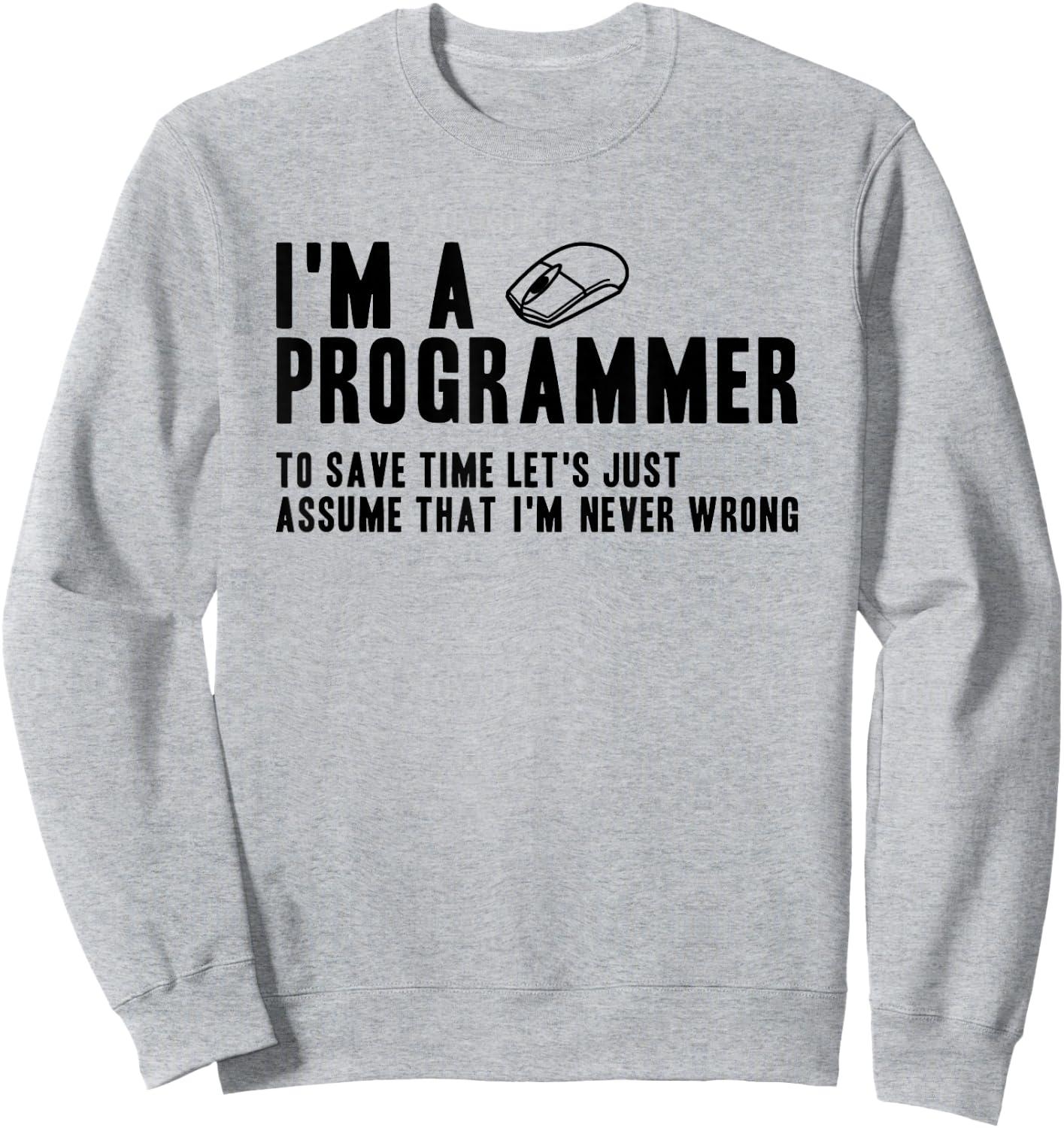 Programmers Are Always Right Funny Programmer Sweatshirt - Sweatshirt | Ash