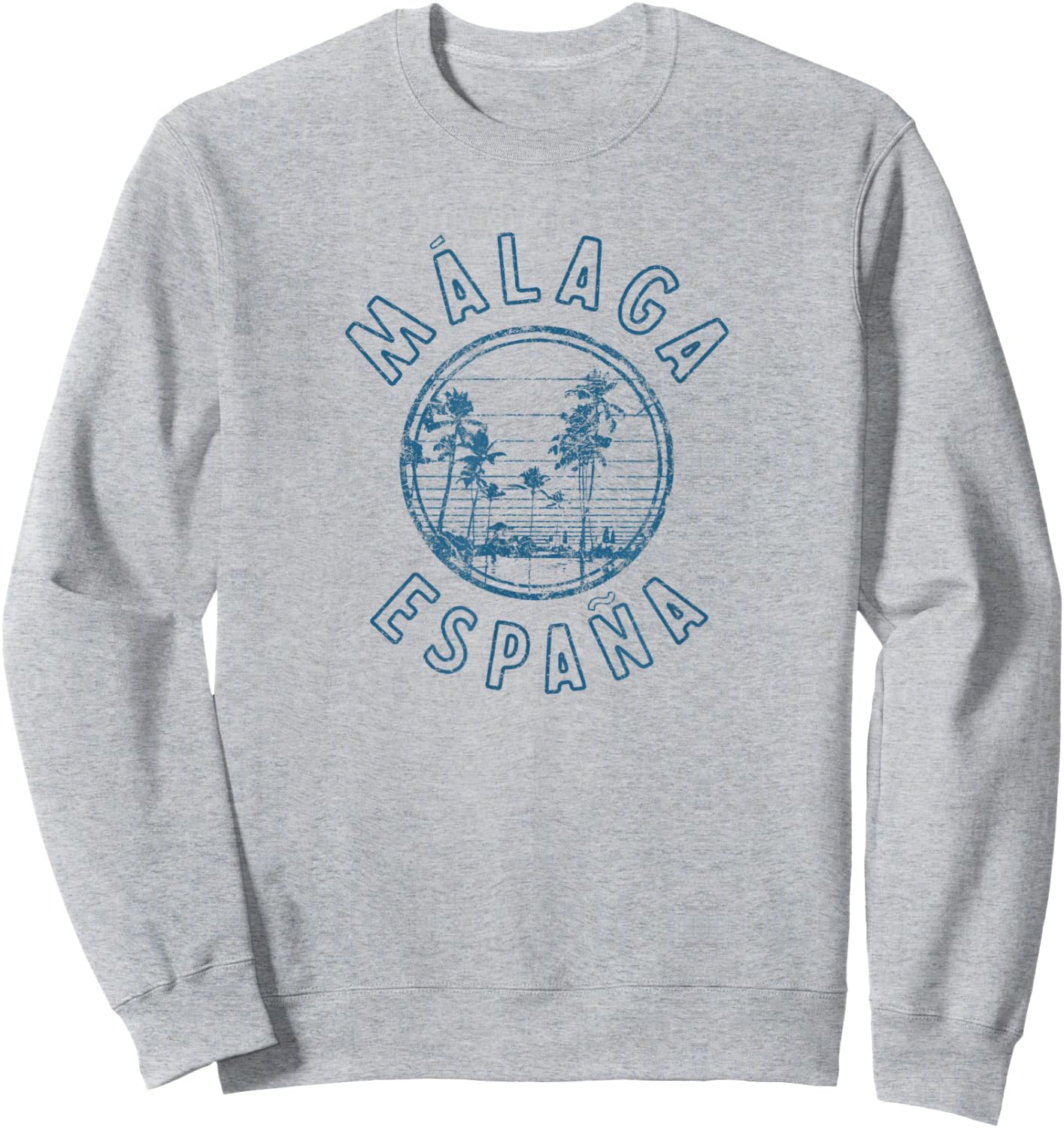 Spain Malaga Retro Vintage Sweatshirt - Sweatshirt | Ash