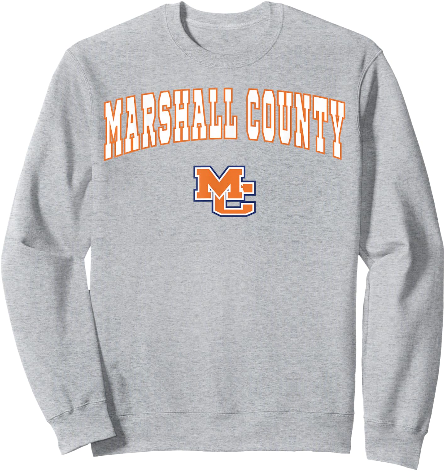 Marshall County High School Marshalls Sweatshirt - Sweatshirt | Ash