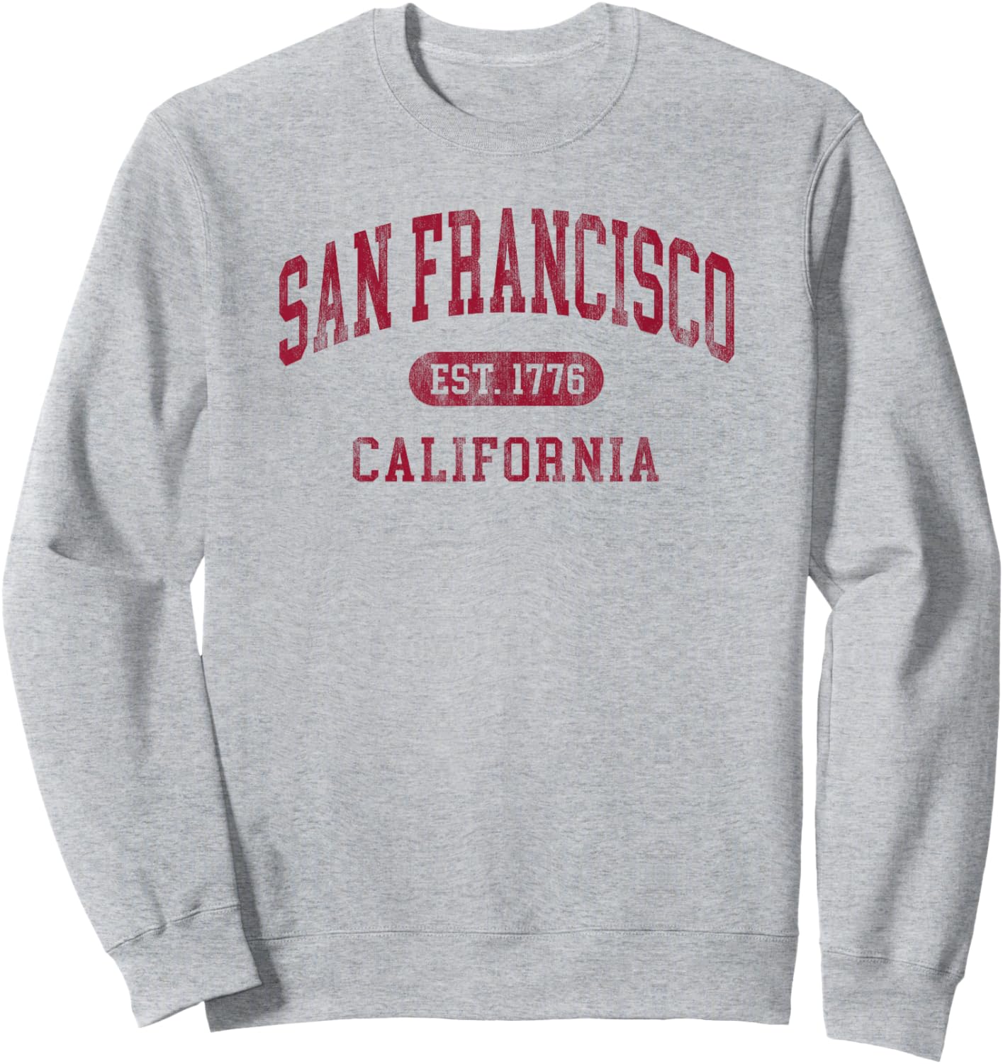 Vintage San Francisco California Souvenir Retro Throwback Sweatshirt - Sweatshirt | Ash