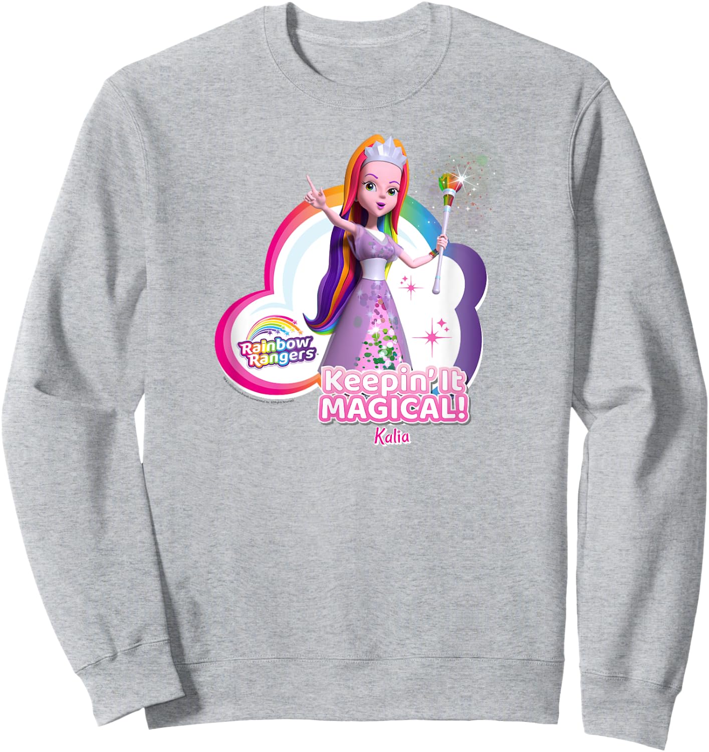 Rainbow Rangers Kalia "Keeping' It Magical!" Sweatshirt - Sweatshirt | Ash