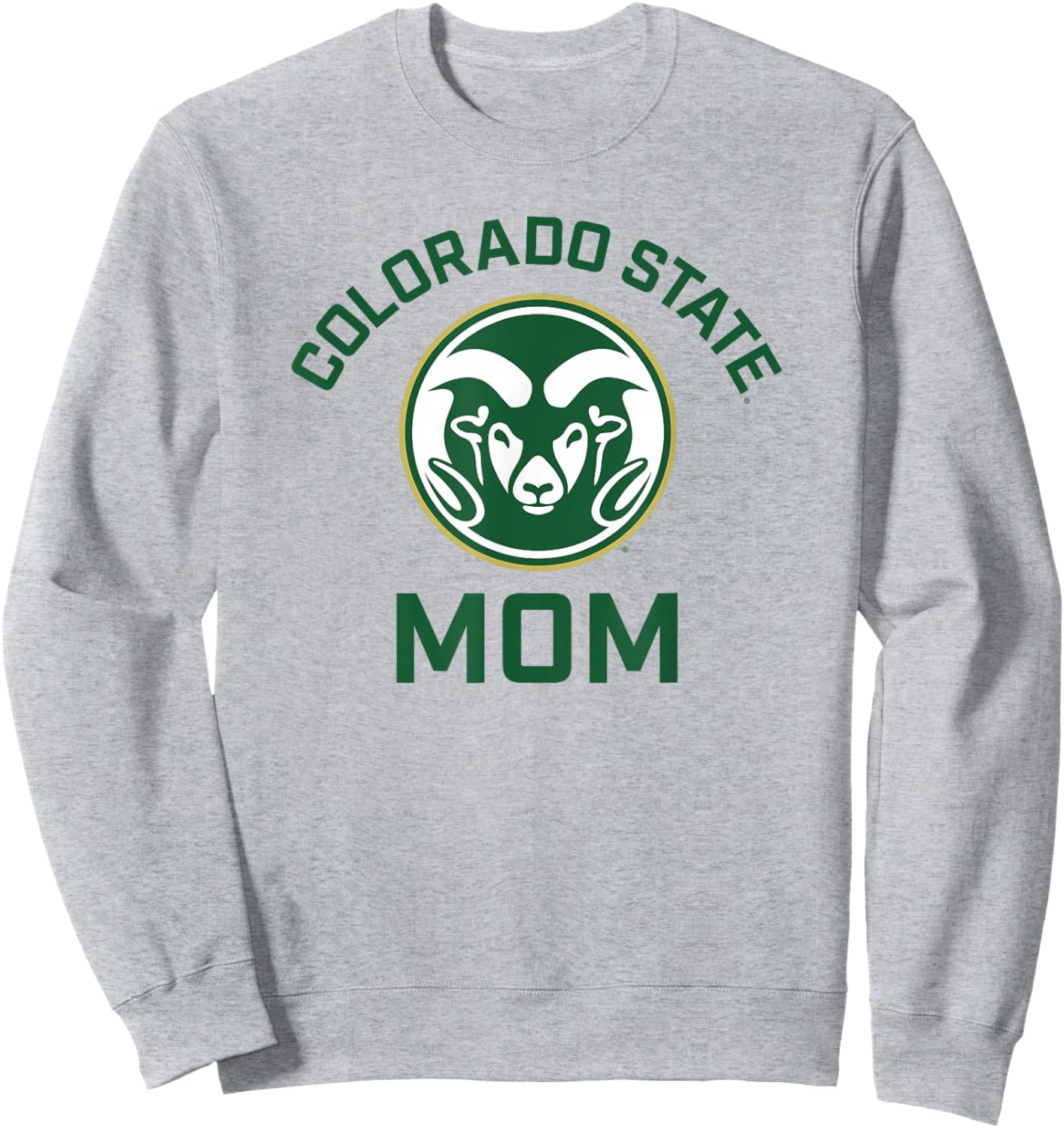 Colorado State University Rams Arched Mom Sweatshirt - Sweatshirt | Ash