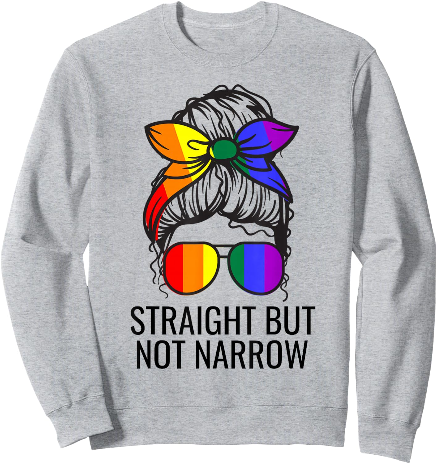 Straight But Not Narrow Proud Ally Sweatshirt - Sweatshirt | Ash