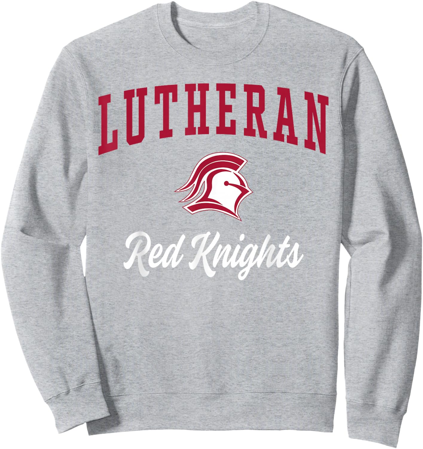 Lutheran High School Red Knights Sweatshirt - Sweatshirt | Ash