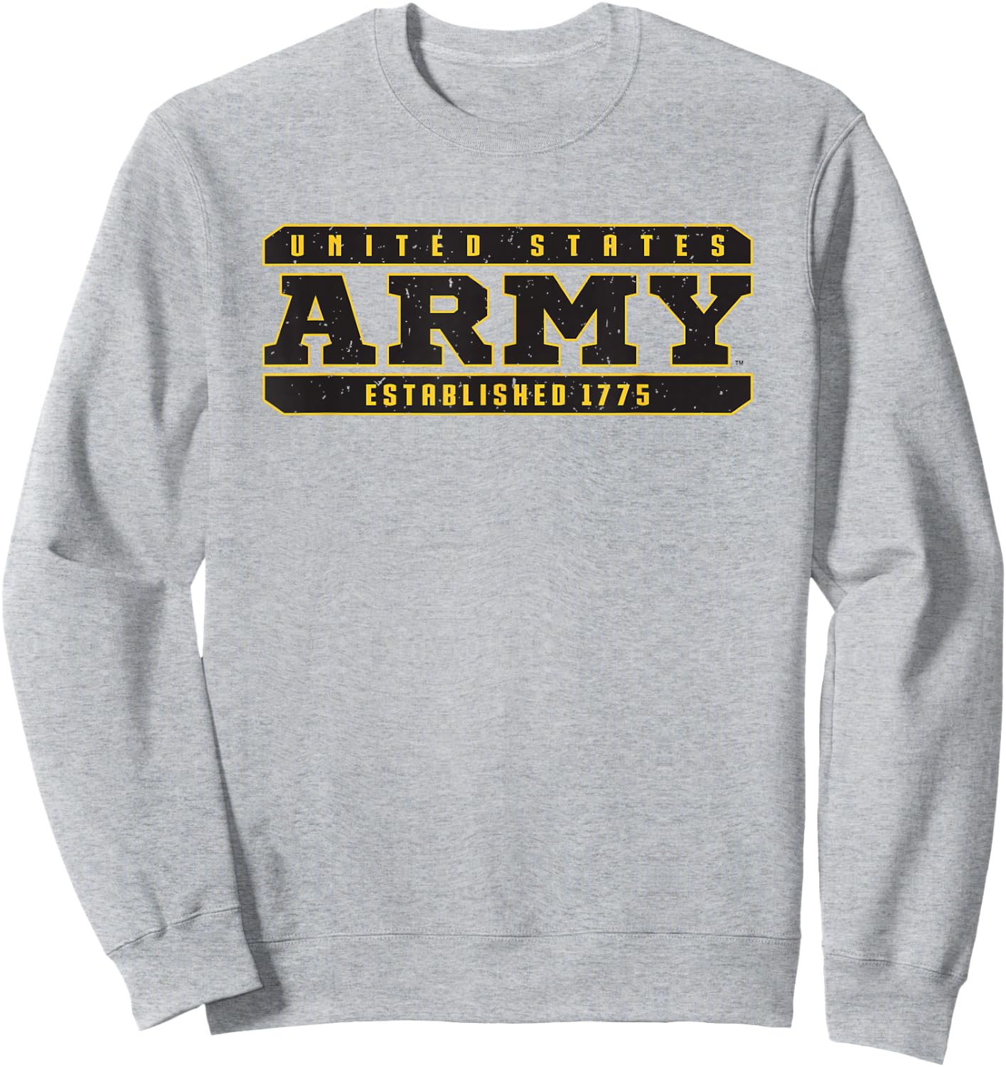 Military Army United States Established 1775 Sweatshirt - Sweatshirt | Ash