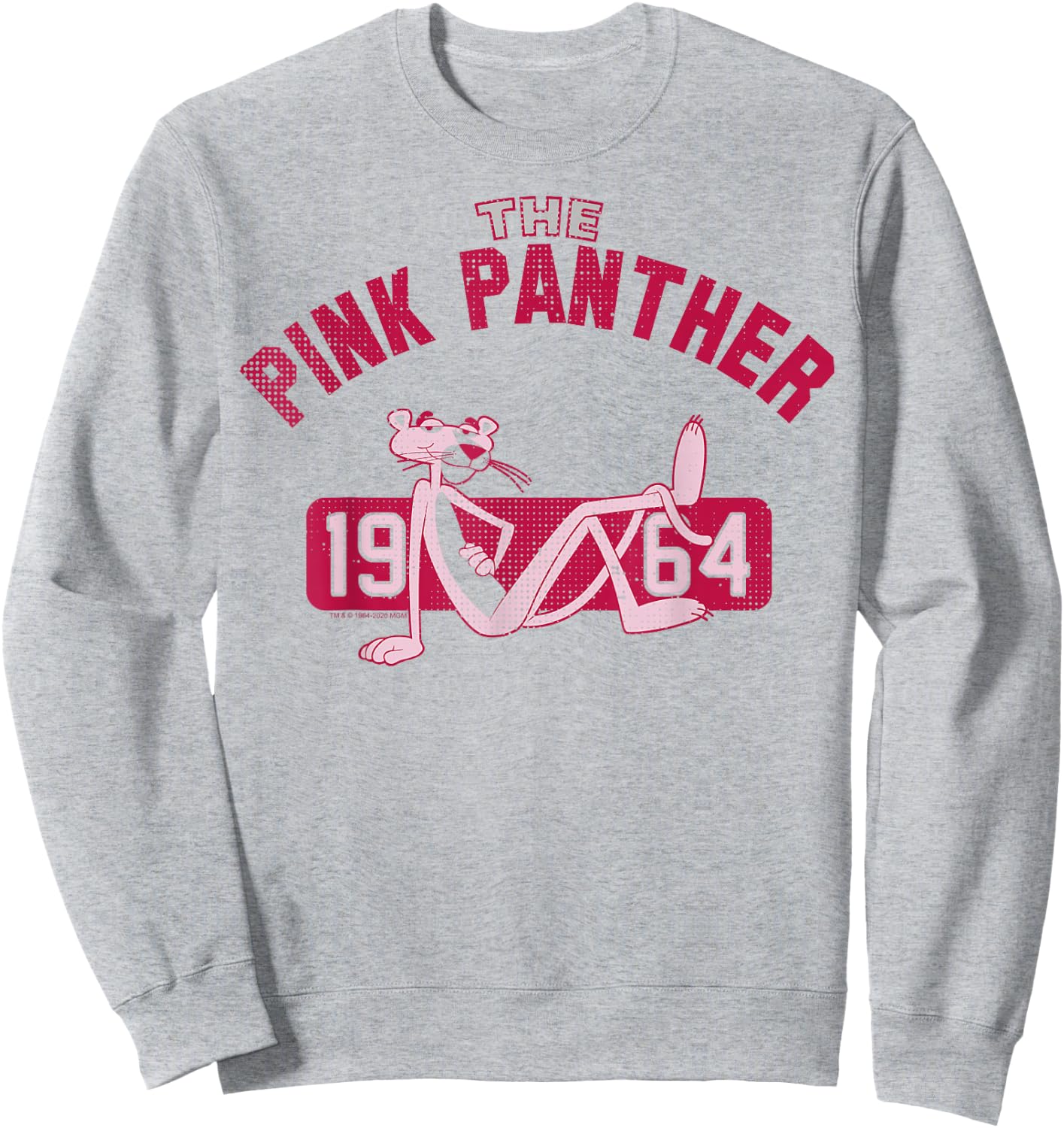 The Pink Panther 1964 Collegiate Sweatshirt - Sweatshirt | Ash