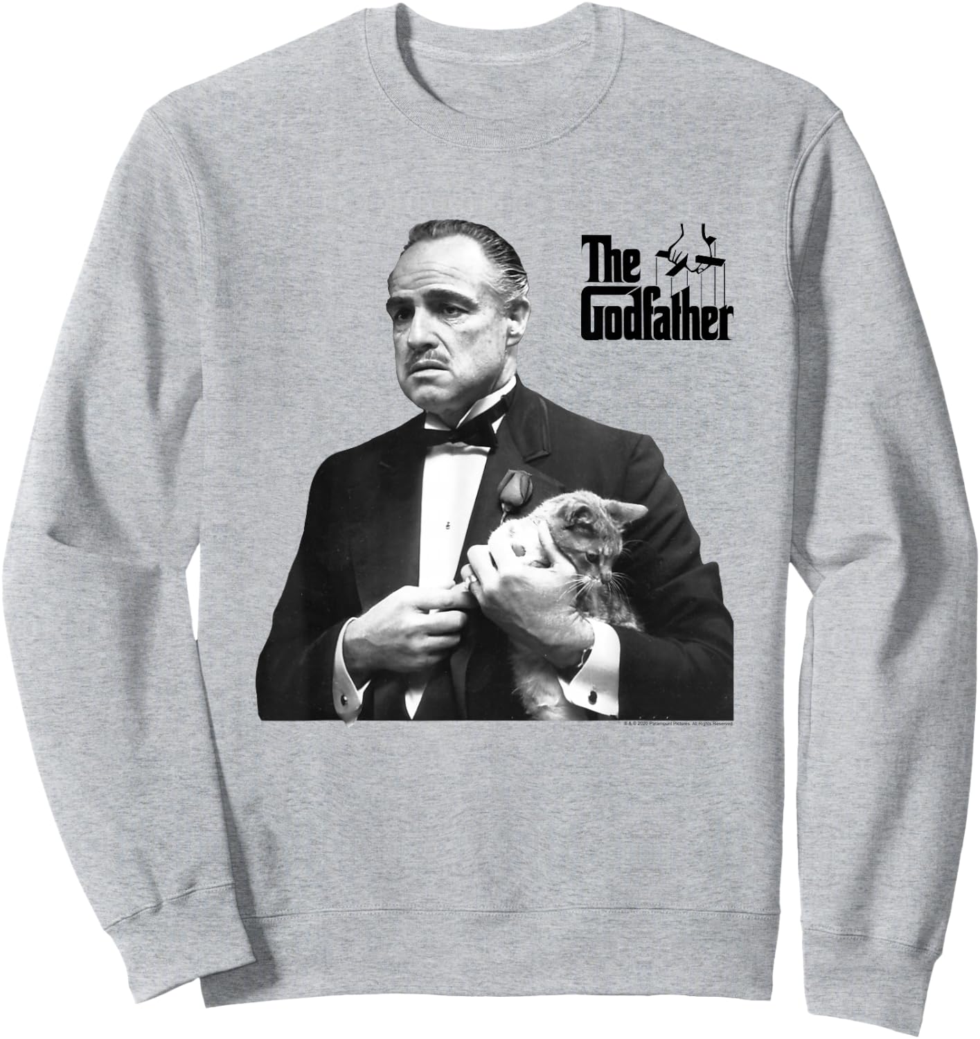 The Godfather The Don with Cat Sweatshirt - Sweatshirt | Ash