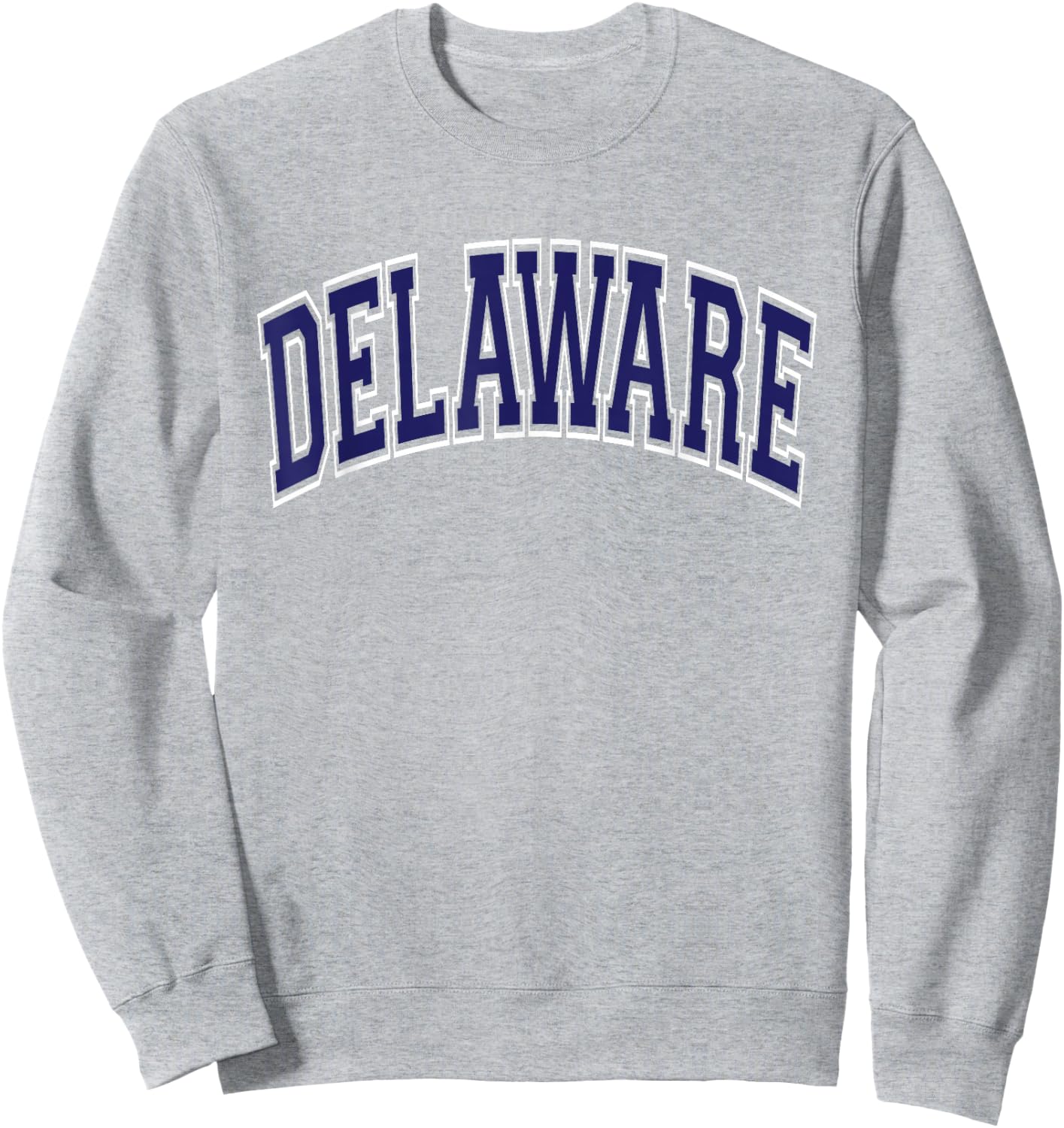 Delaware Arched Dark Blue Text Sweatshirt - Sweatshirt | Ash