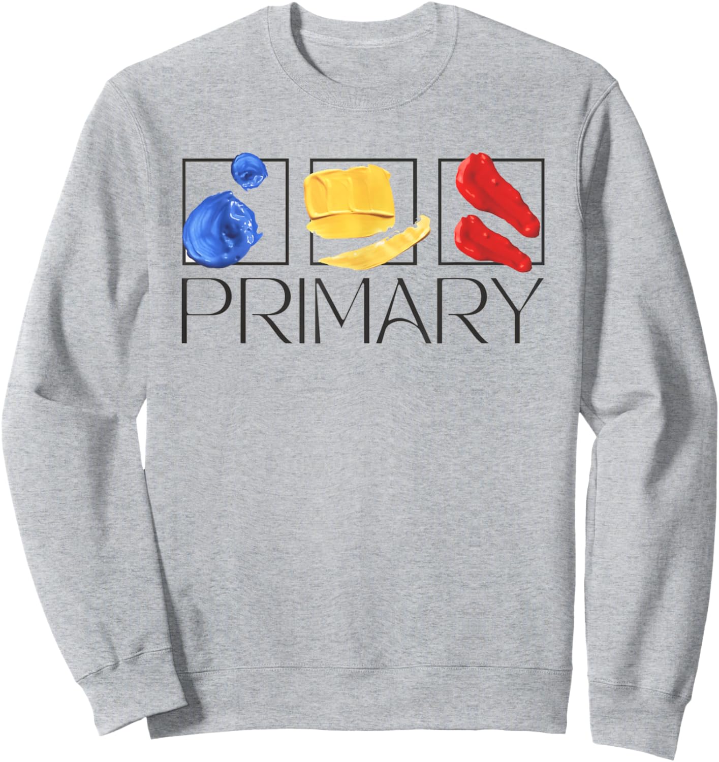 Women Art Teacher Back To School Artist Primary Color Theory Sweatshirt - Sweatshirt | Ash