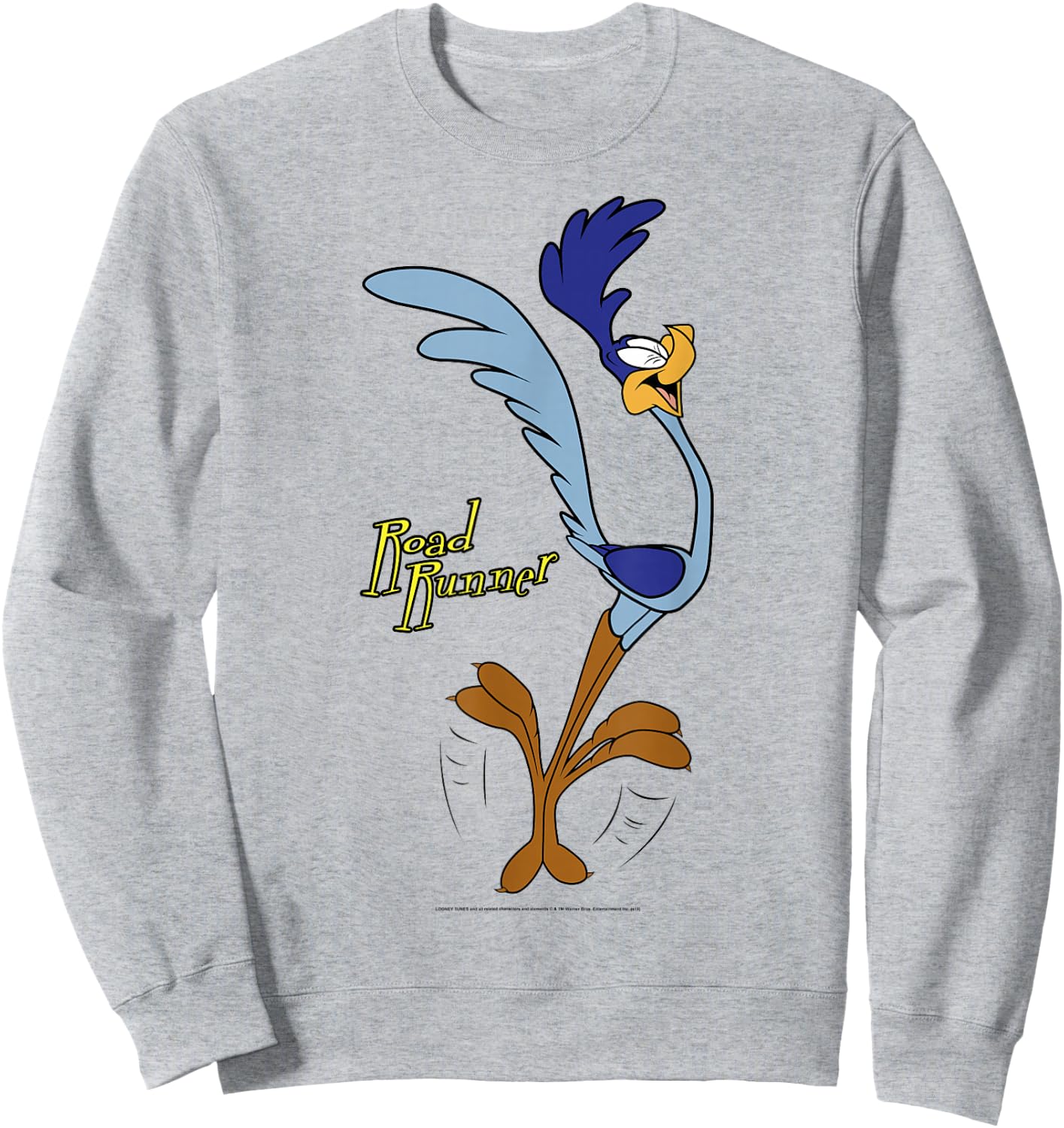 Looney Tunes Road Runner Happy Portrait Sweatshirt - Sweatshirt | Ash