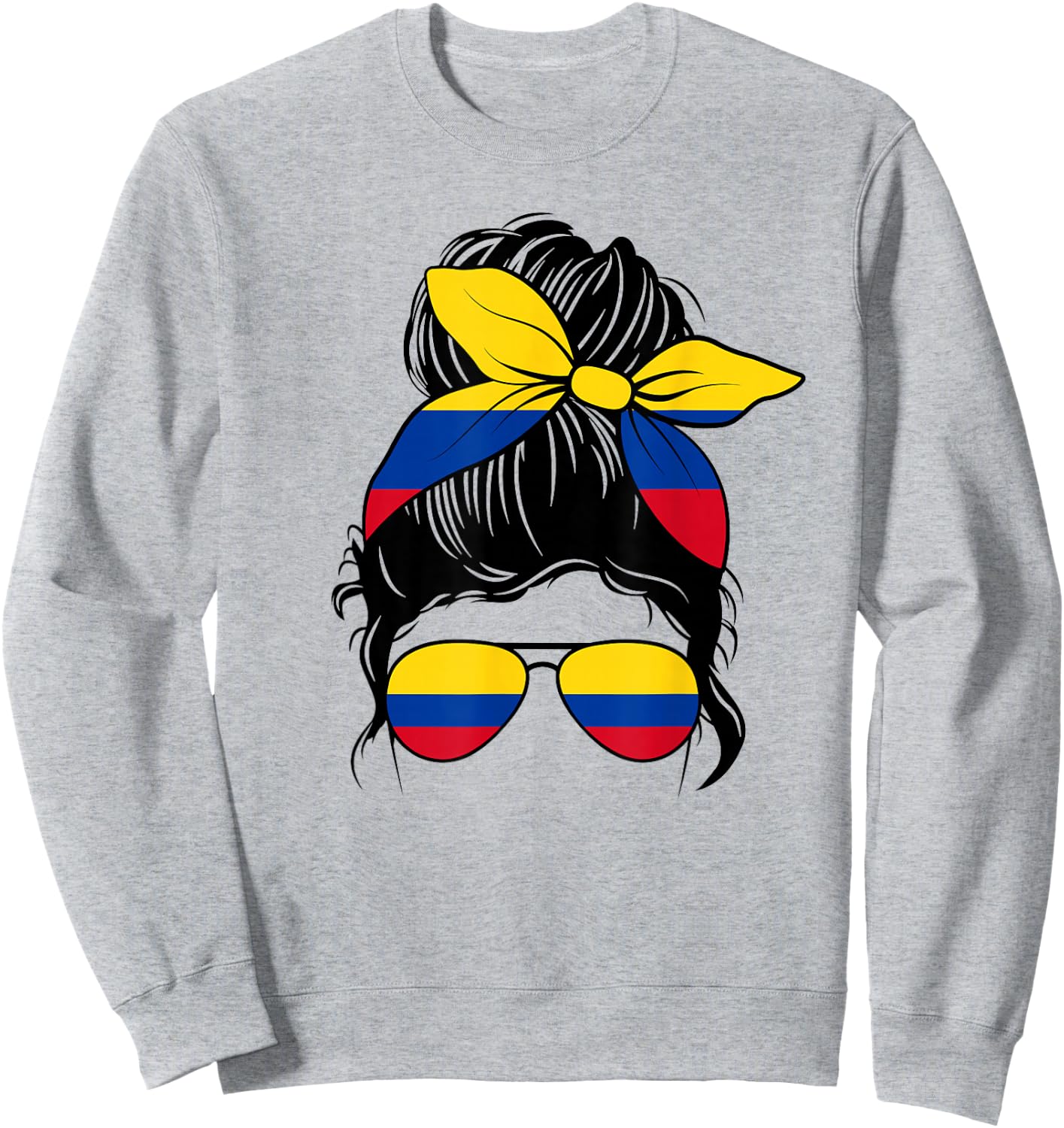 Colombia graphic design for girls kid Colombian toodler Sweatshirt - Sweatshirt | Ash