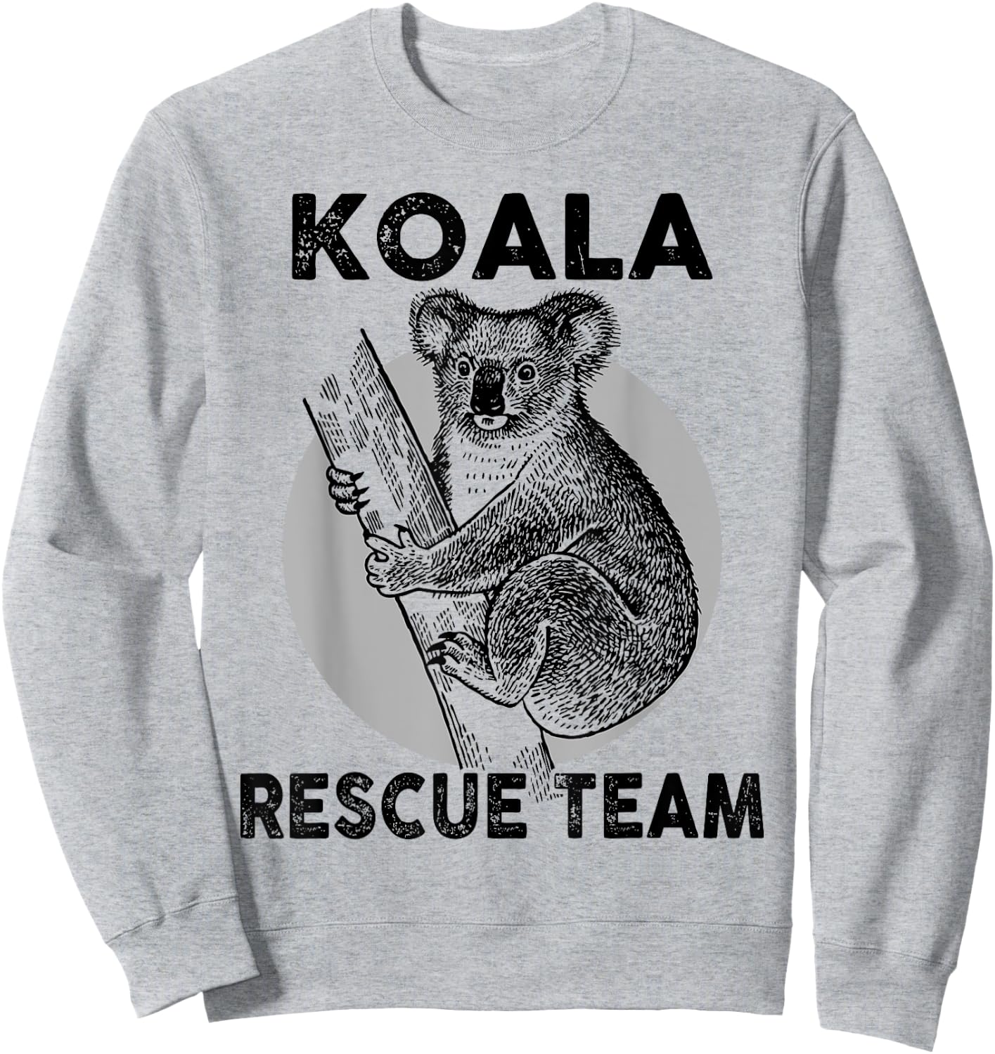 Save the Koala Bear Vintage Animals Outfits Rescue Australia Sweatshirt - Sweatshirt | Ash