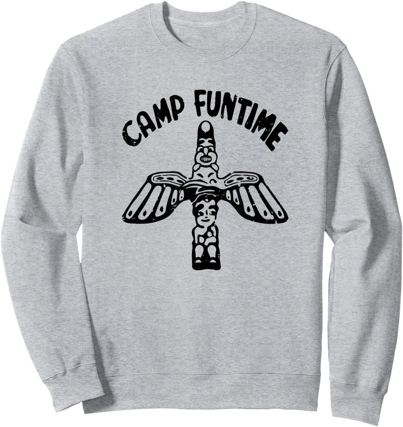 Camp Funtime! Fun vintage novelty Sweatshirt - Sweatshirt | Ash