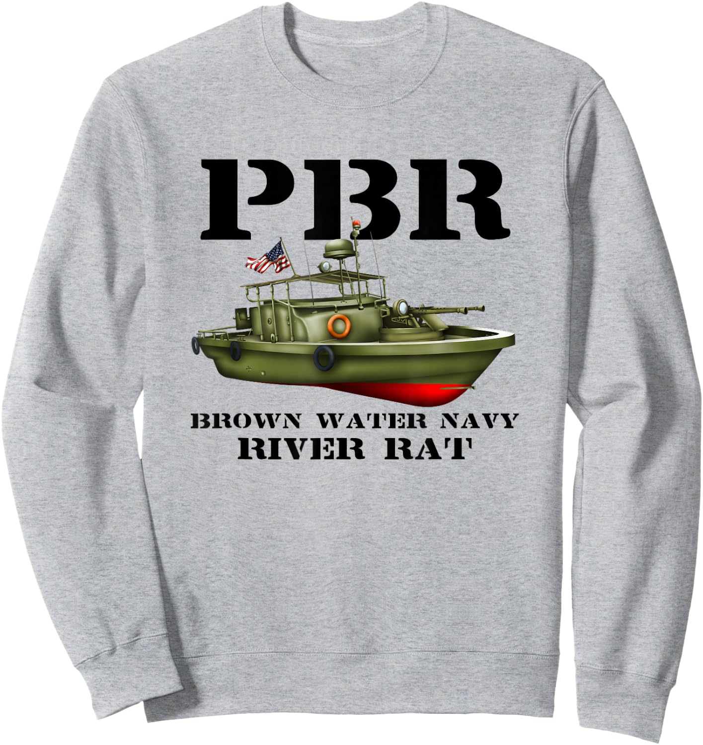 PBR Brown Water Navy Sweatshirt - Sweatshirt | Ash
