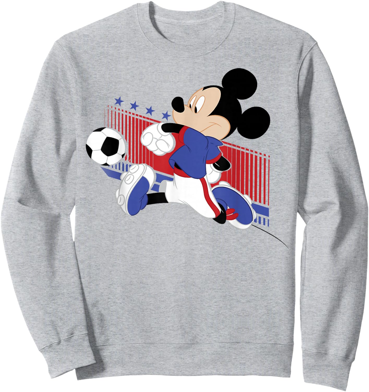 Disney Mickey and Friends USA Soccer Vintage Mickey Sweatshirt - Sweatshirt | Ash