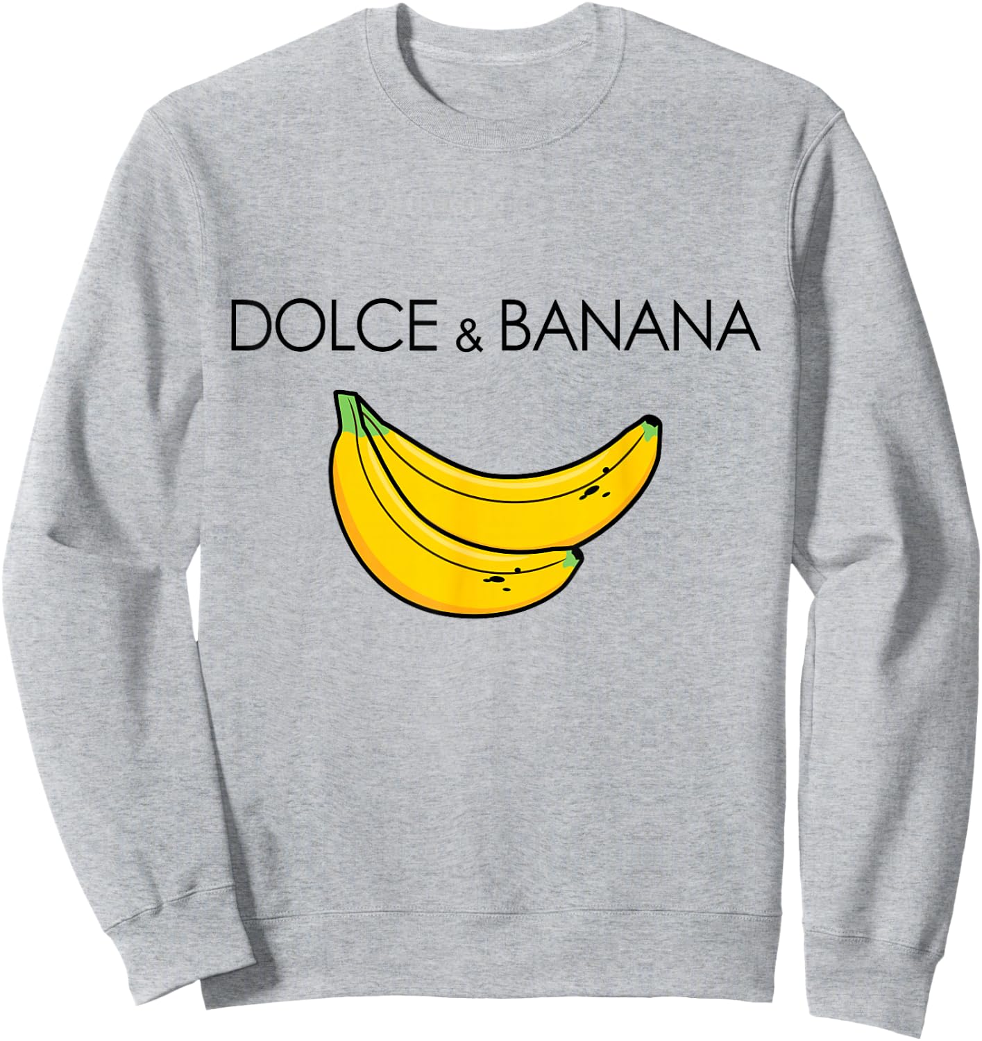 Dolce and Banana Funny Banana Funny Fruit Fruit Design Sweatshirt - Sweatshirt | Ash