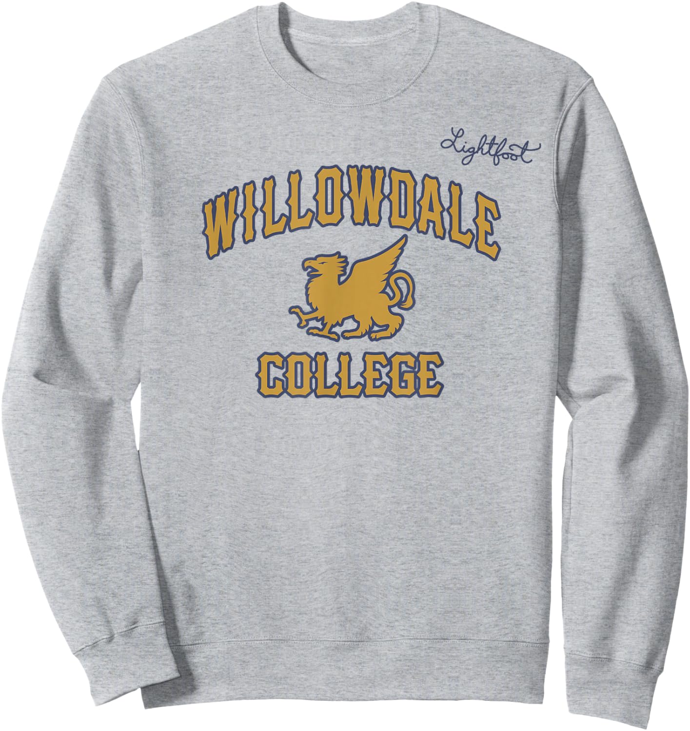 Disney Pixar Onward Willowdale College Lightfoot Sweatshirt - Sweatshirt | Ash
