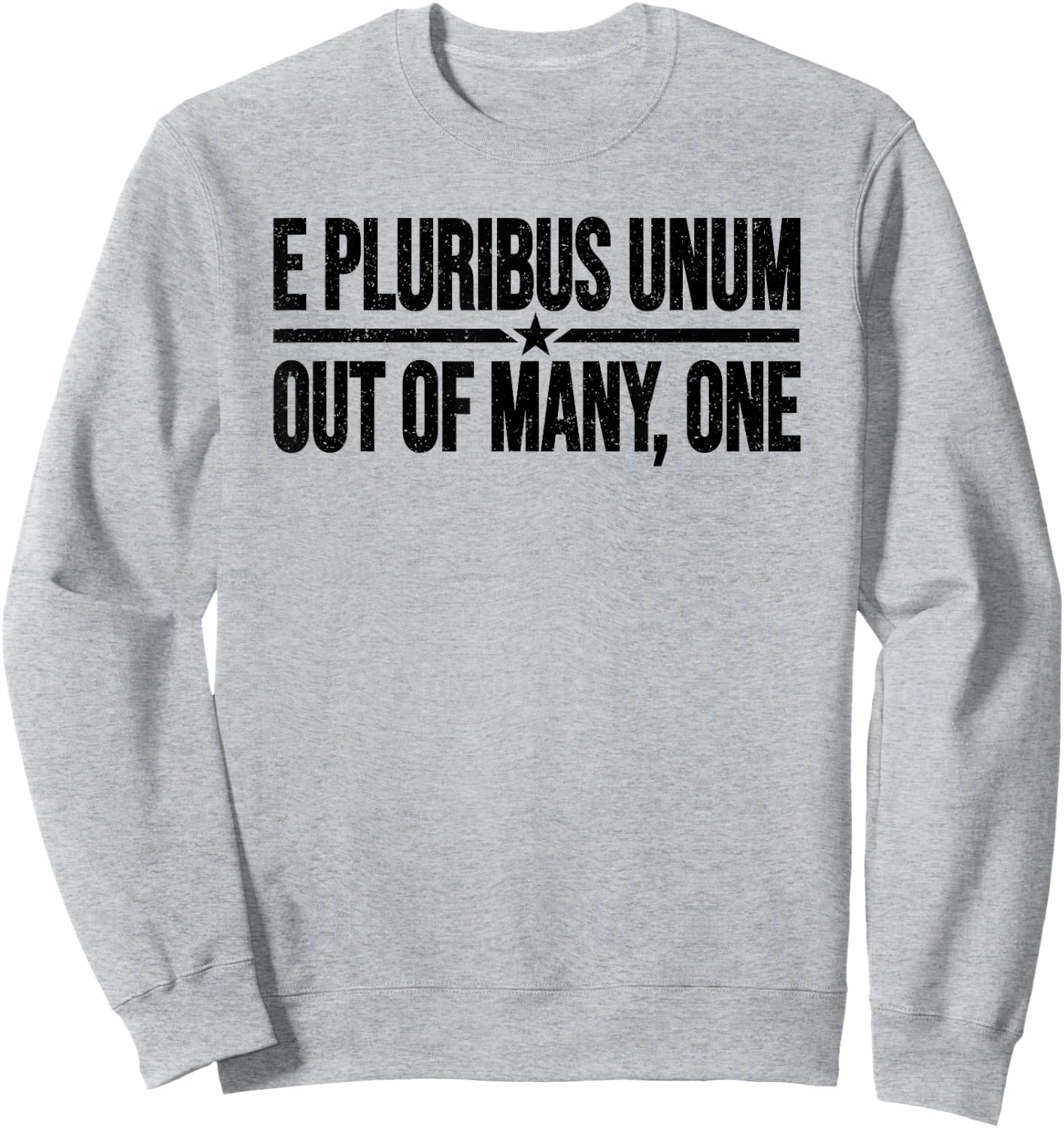E Pluribus Unum United States Motto Usa Sweatshirt - Sweatshirt | Ash