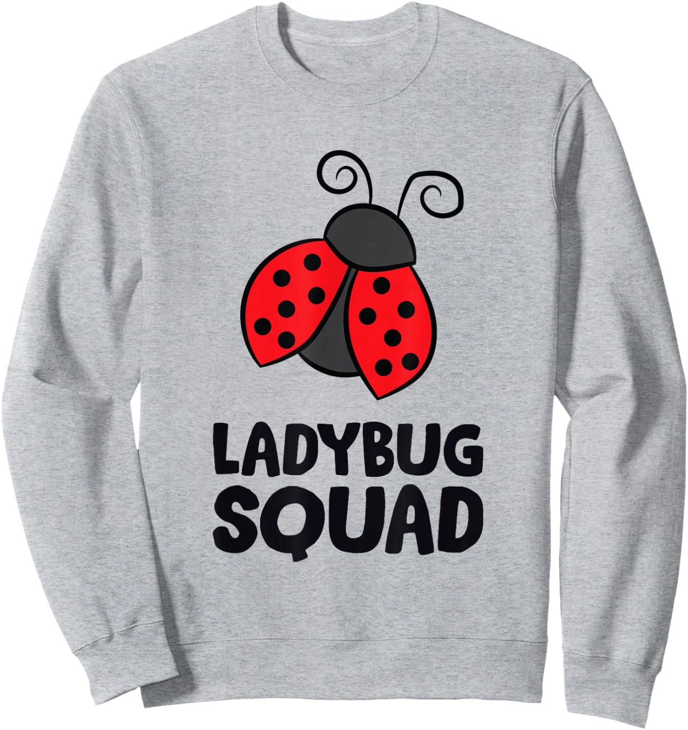 Ladybird Squad Love Ladybird Team Ladybird Sweatshirt - Sweatshirt | Ash