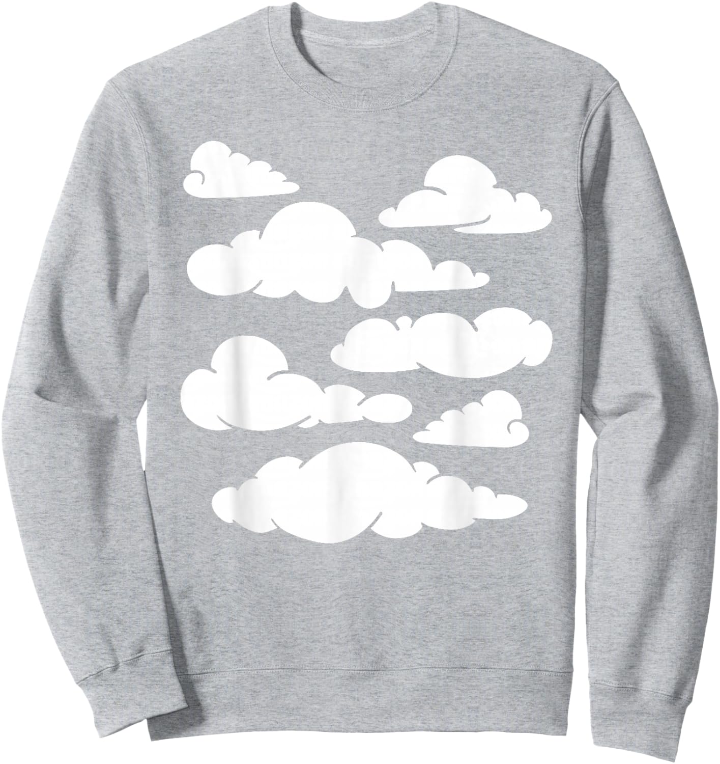 White Clouds Sweatshirt - Sweatshirt | Ash
