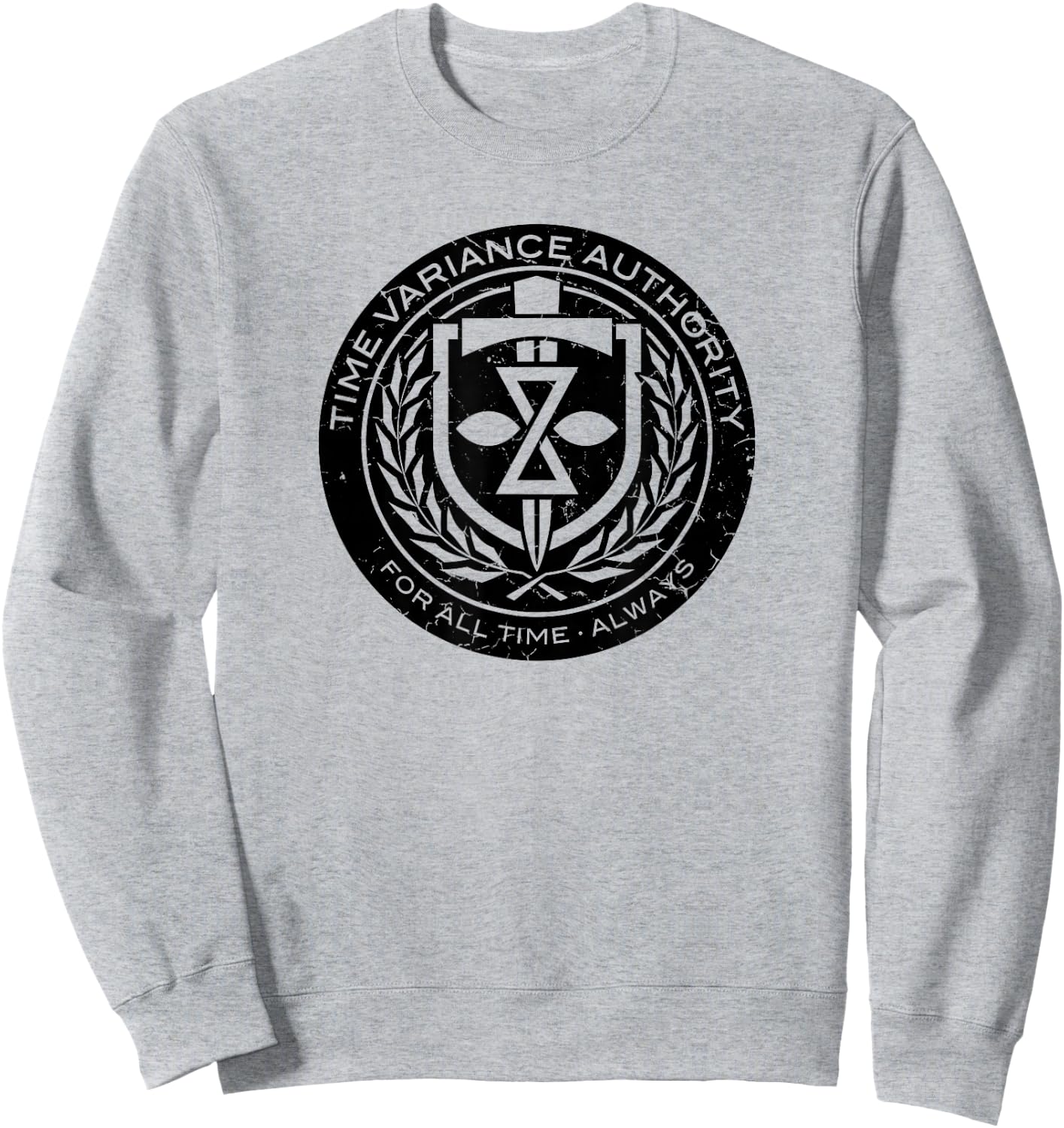 Marvel Loki Time Variance Authority Badge Sweatshirt - Sweatshirt | Ash