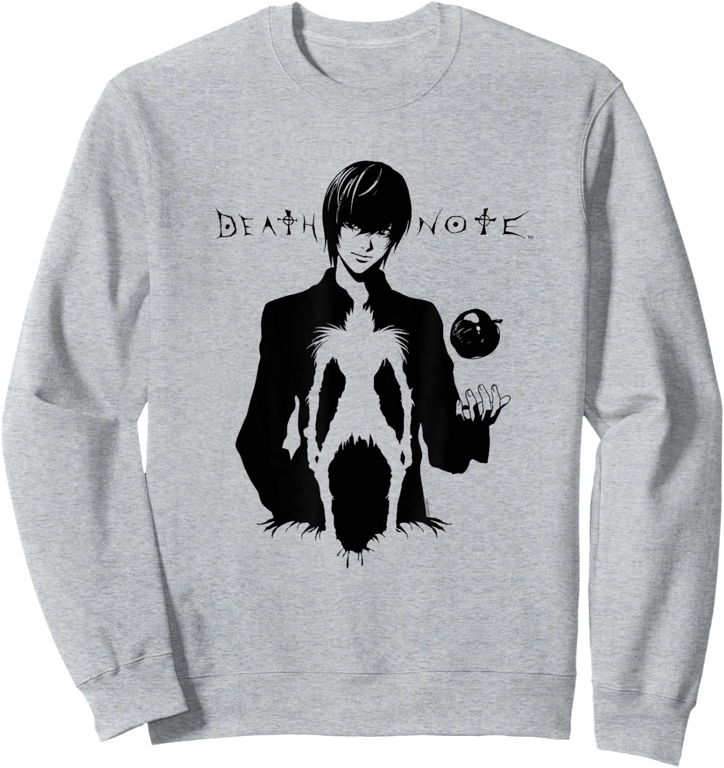 Death Note Light Silhoutte with Ryuk Anime Sweatshirt - Sweatshirt | Ash