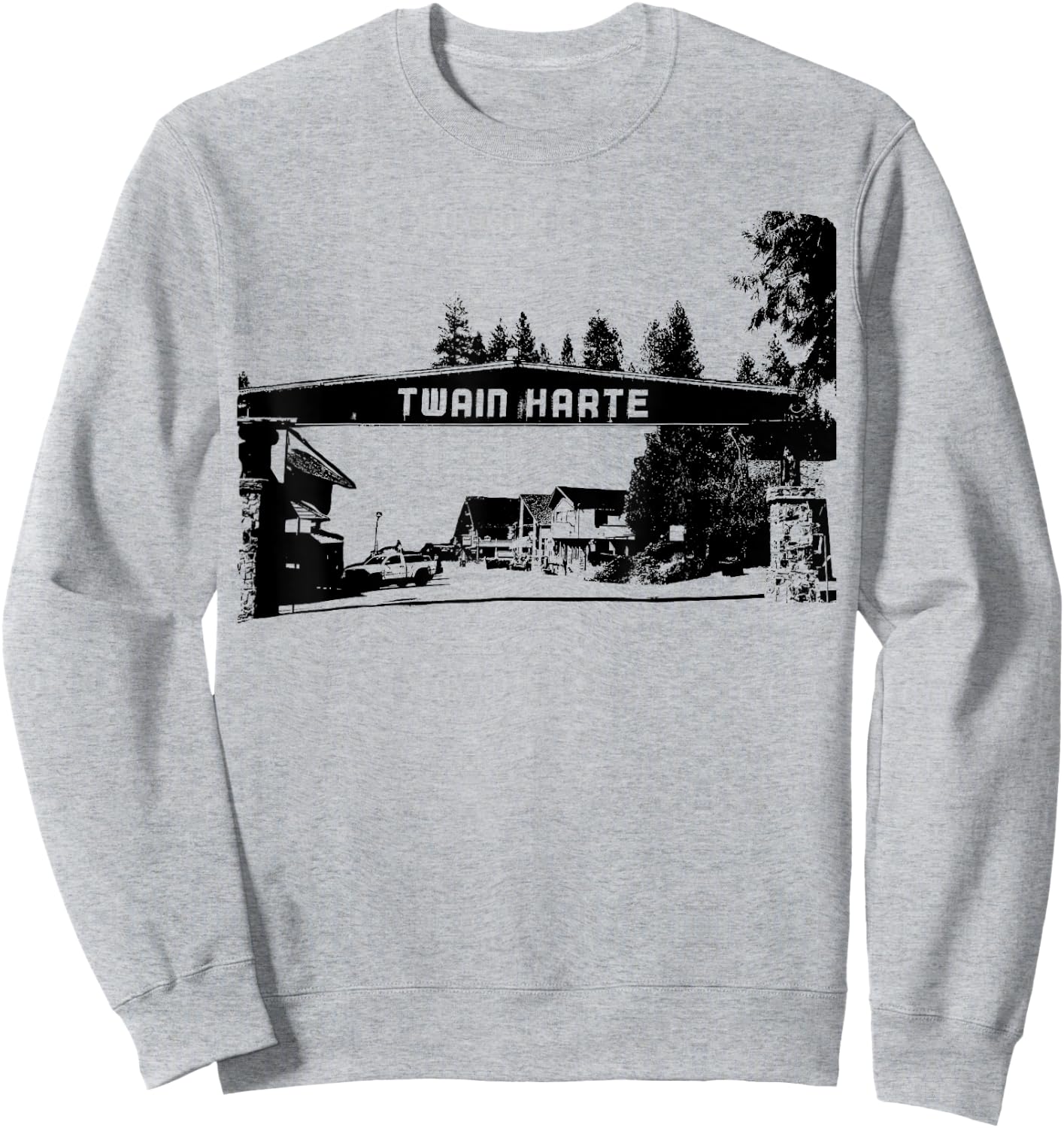Twain Harte California Small Town Sweatshirt - Sweatshirt | Ash