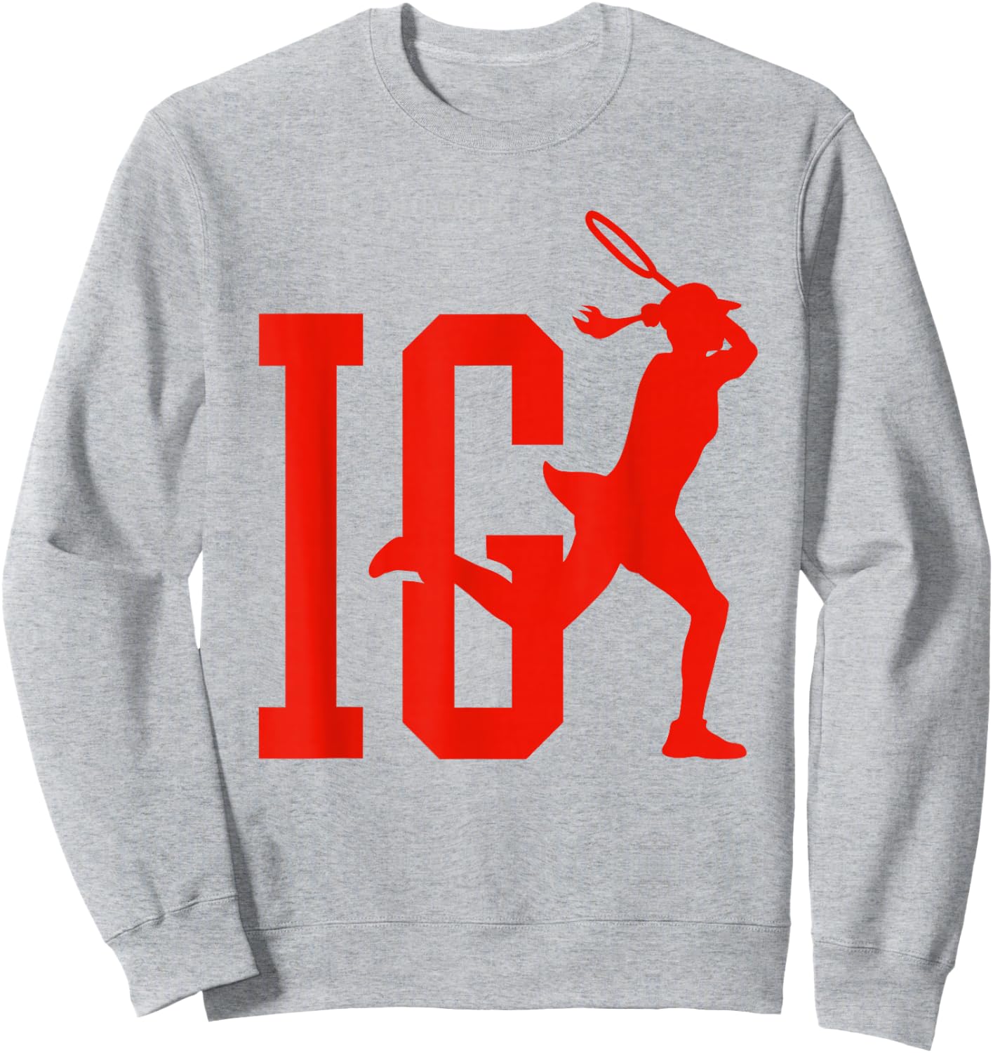 Iga Polish Tennis Player Winner Match Fan Gear Poland Team Sweatshirt - Sweatshirt | Ash