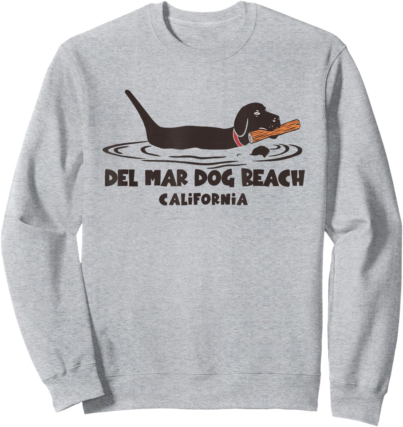 Del Mar California Dog Beach Women Kids Sweatshirt - Sweatshirt | Ash