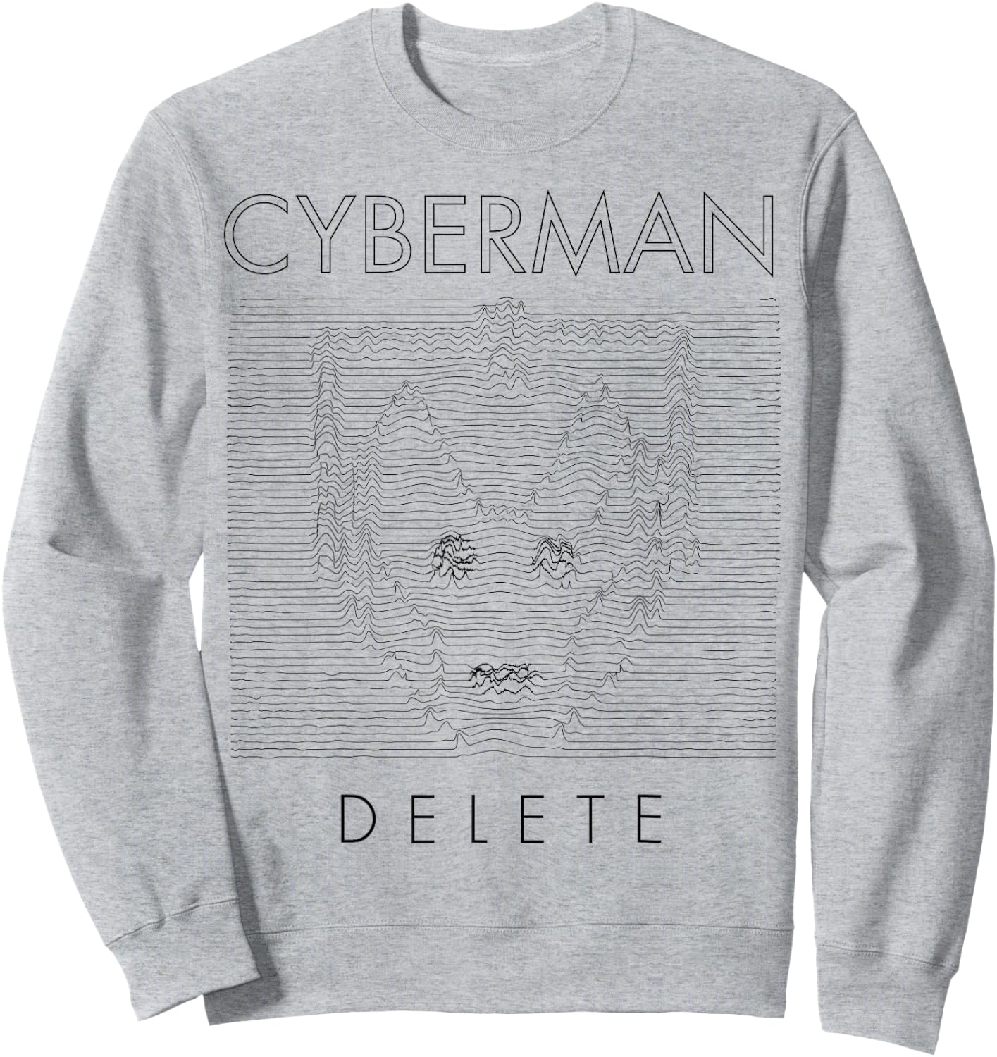 Spacetime-Tour Cybermen Intergalactic Time-Travel Sweatshirt - Sweatshirt | Ash