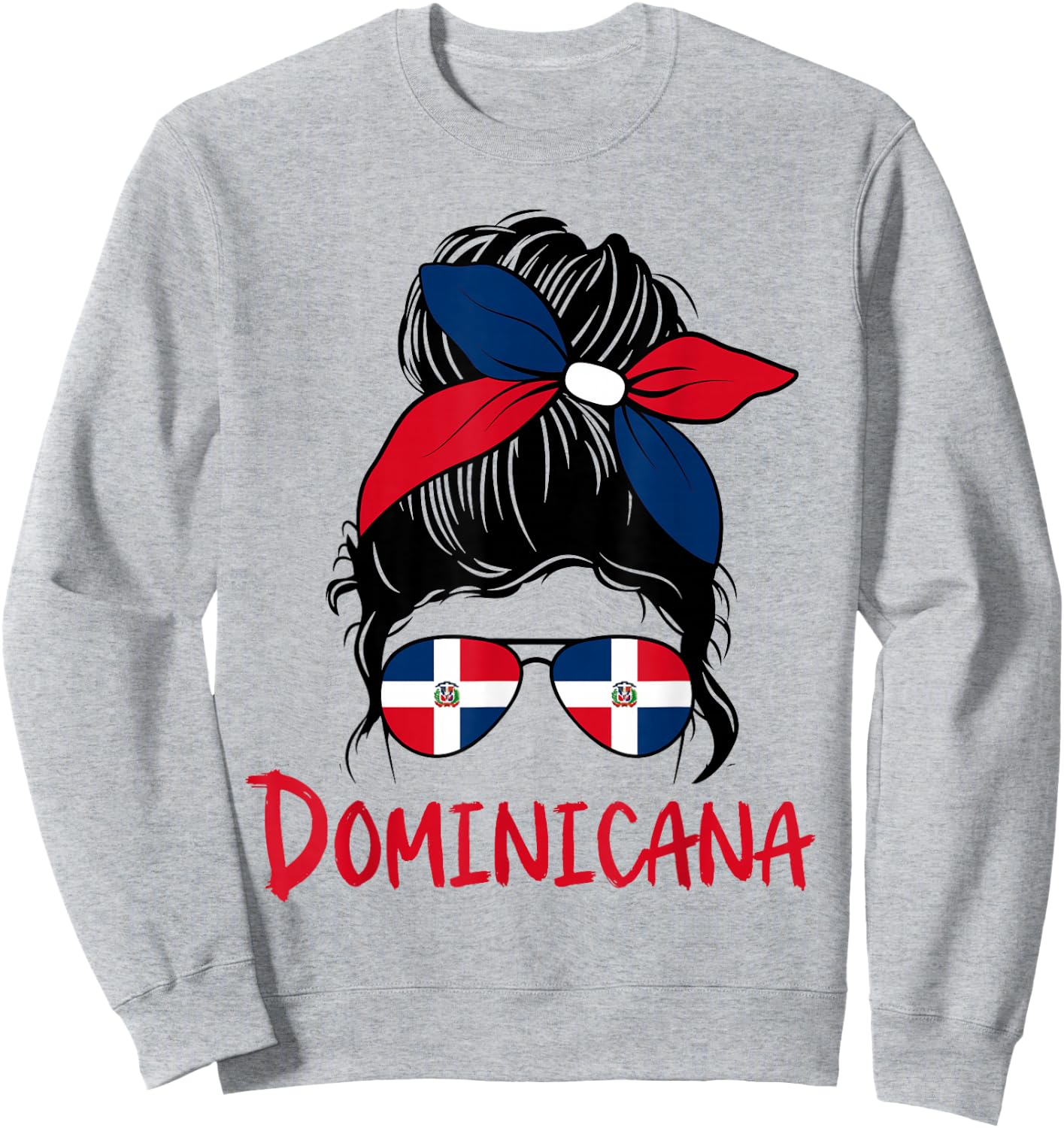Republica dominicana graphic design for girls kid toodler RD Sweatshirt - Sweatshirt | Ash
