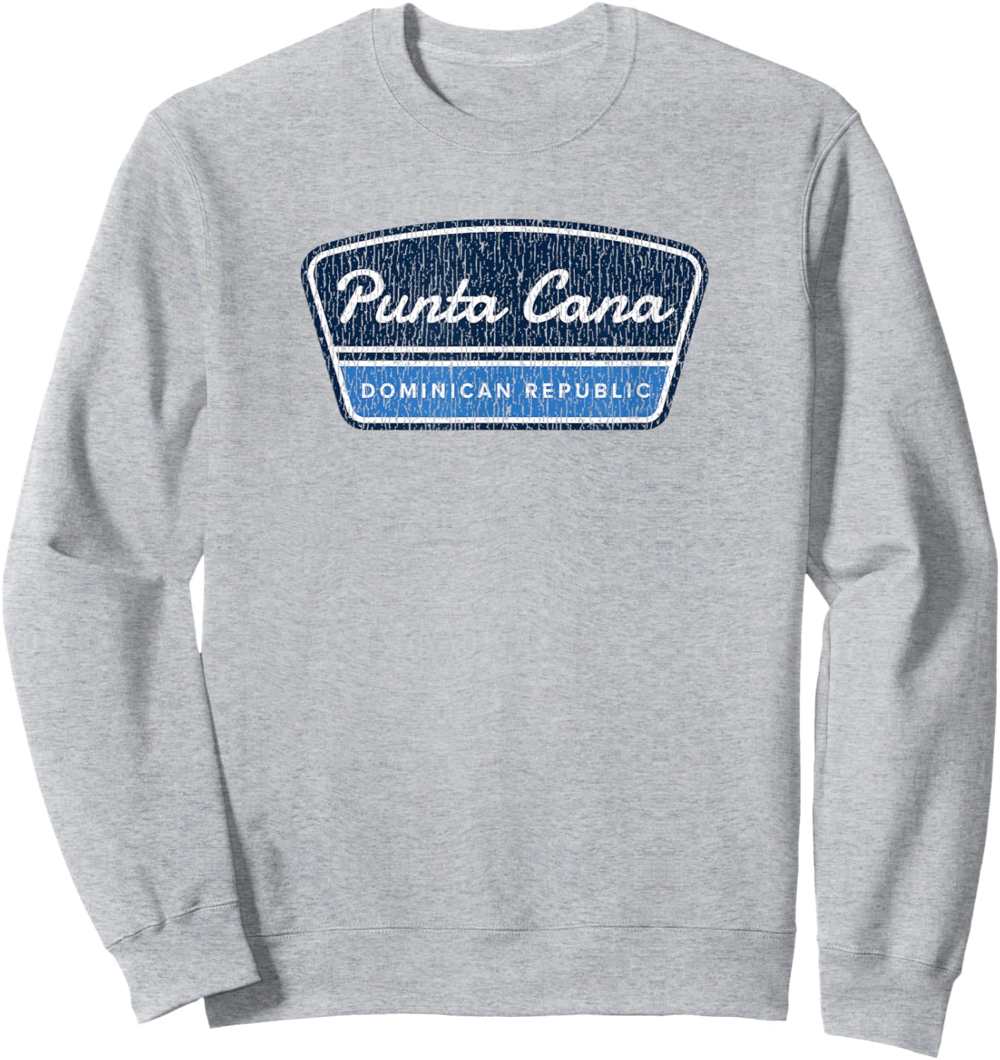 Vintage Punta Cana Dominican Republic Souvenir Cruise Sweatshirt - Sweatshirt | Ash