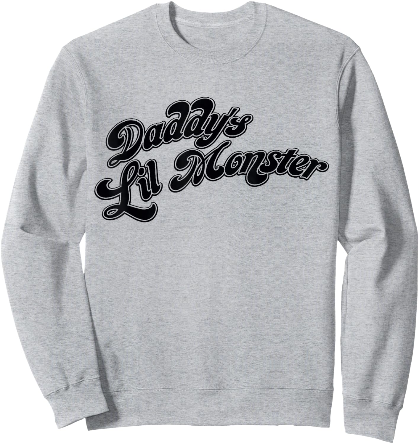 DC Suicide Squad Harley Quinn Daddys Lil Monster Sweatshirt - Sweatshirt | Ash
