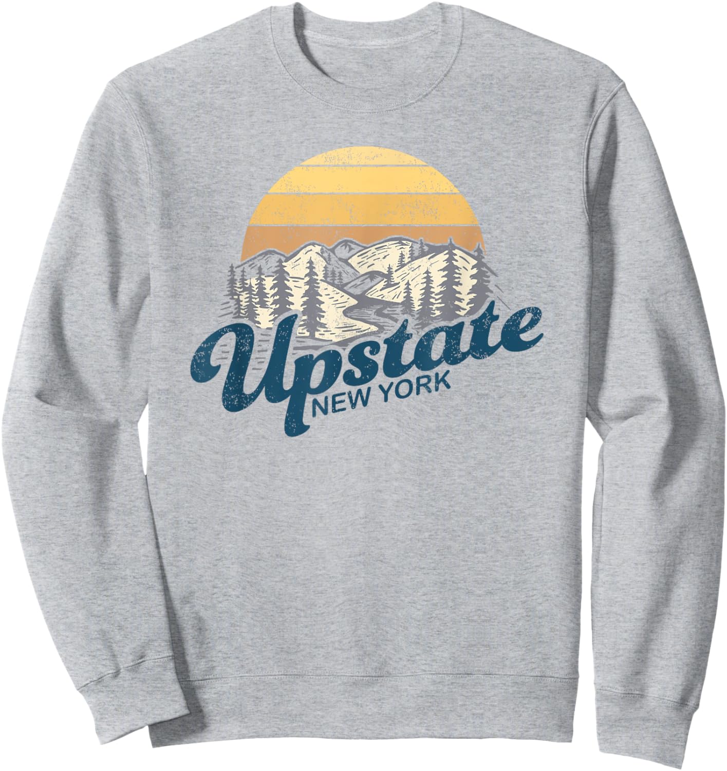 Upstate New York Sweatshirt - Sweatshirt | Ash