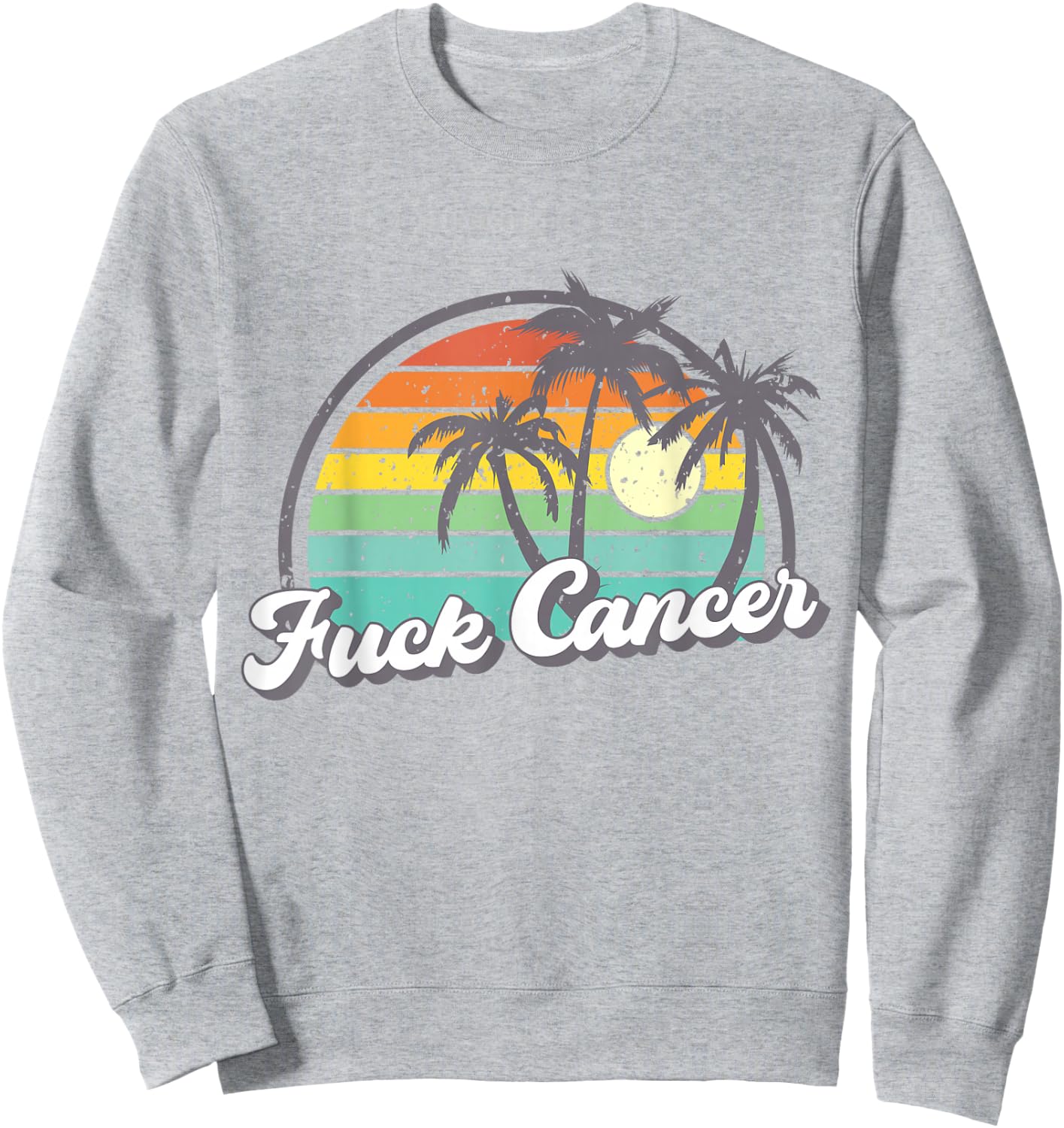 Fuckcancer Sweatshirt - Sweatshirt | Ash