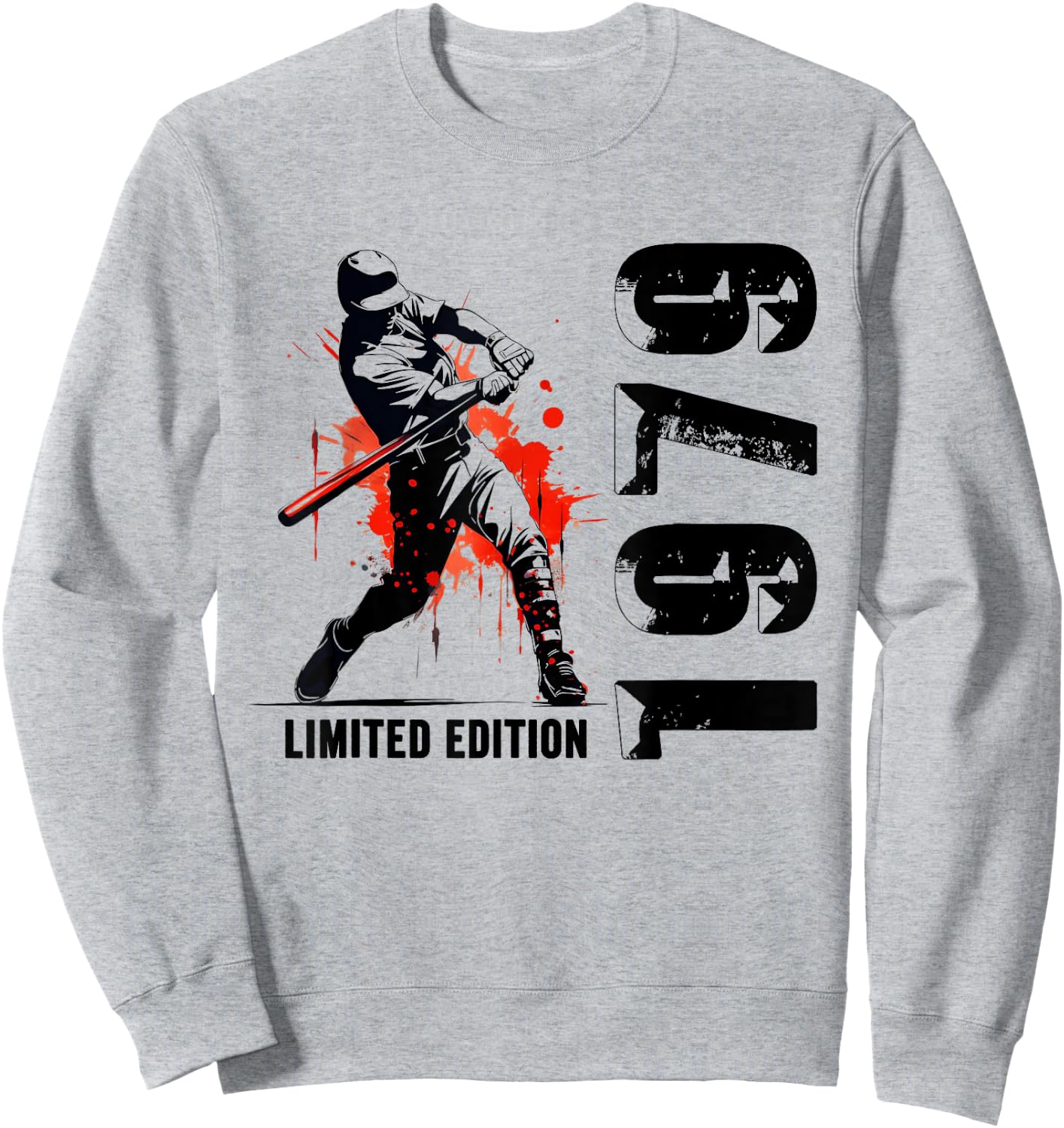 45th Birthday Baseball Limited Edition 1979 45 Years Old Sweatshirt - Sweatshirt | Ash