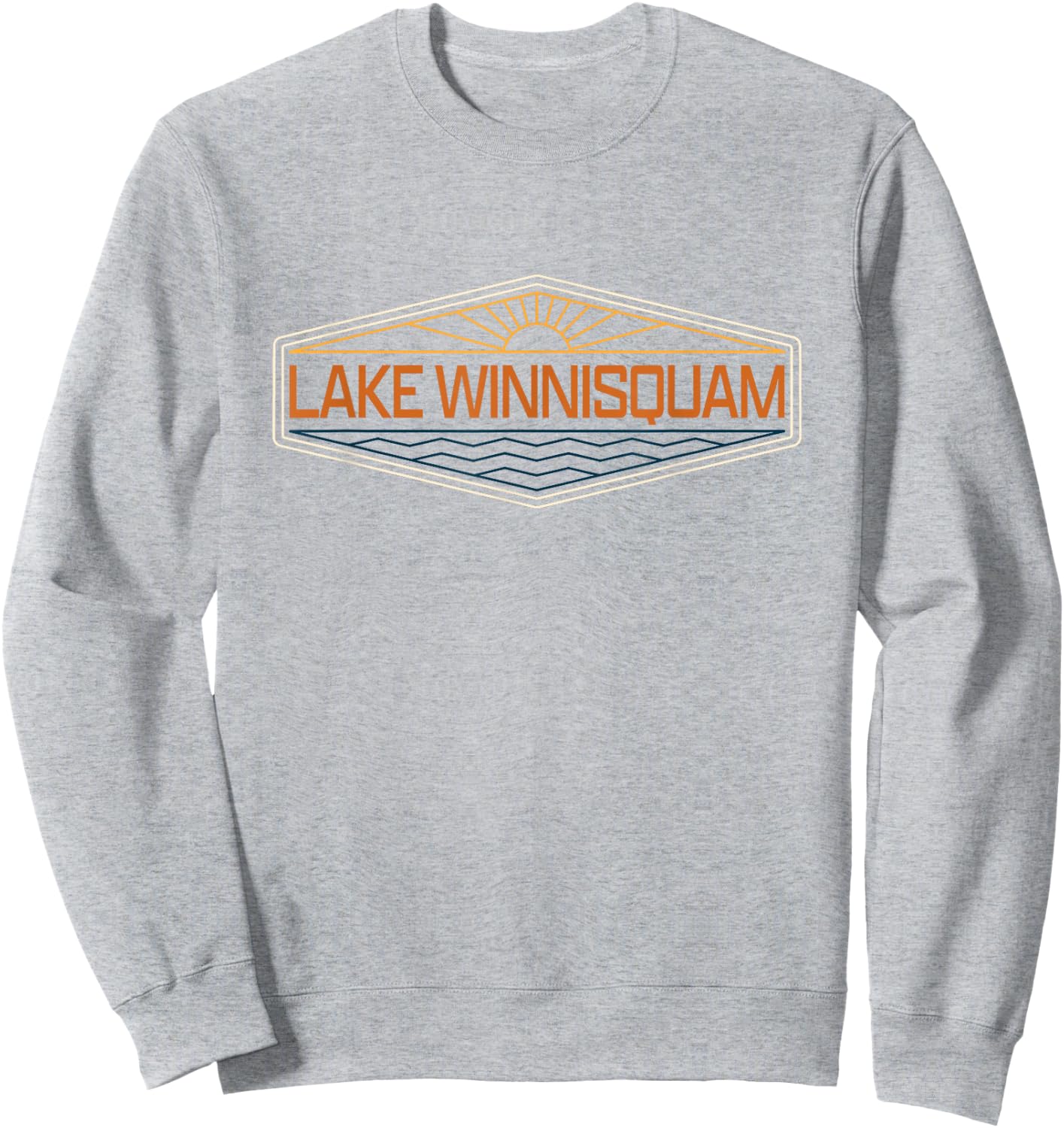 Lake Winnisquam New Hampshire Sweatshirt - Sweatshirt | Ash